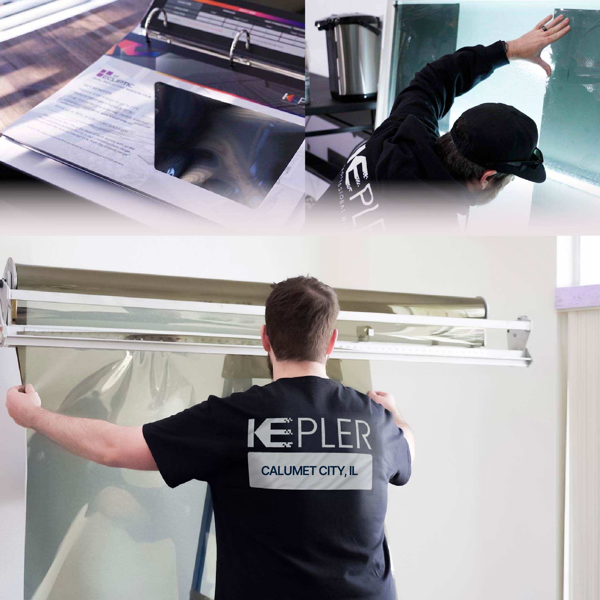 Kepler Specialist Installing Anti-Graffiti Film in Calumet City, Illinois