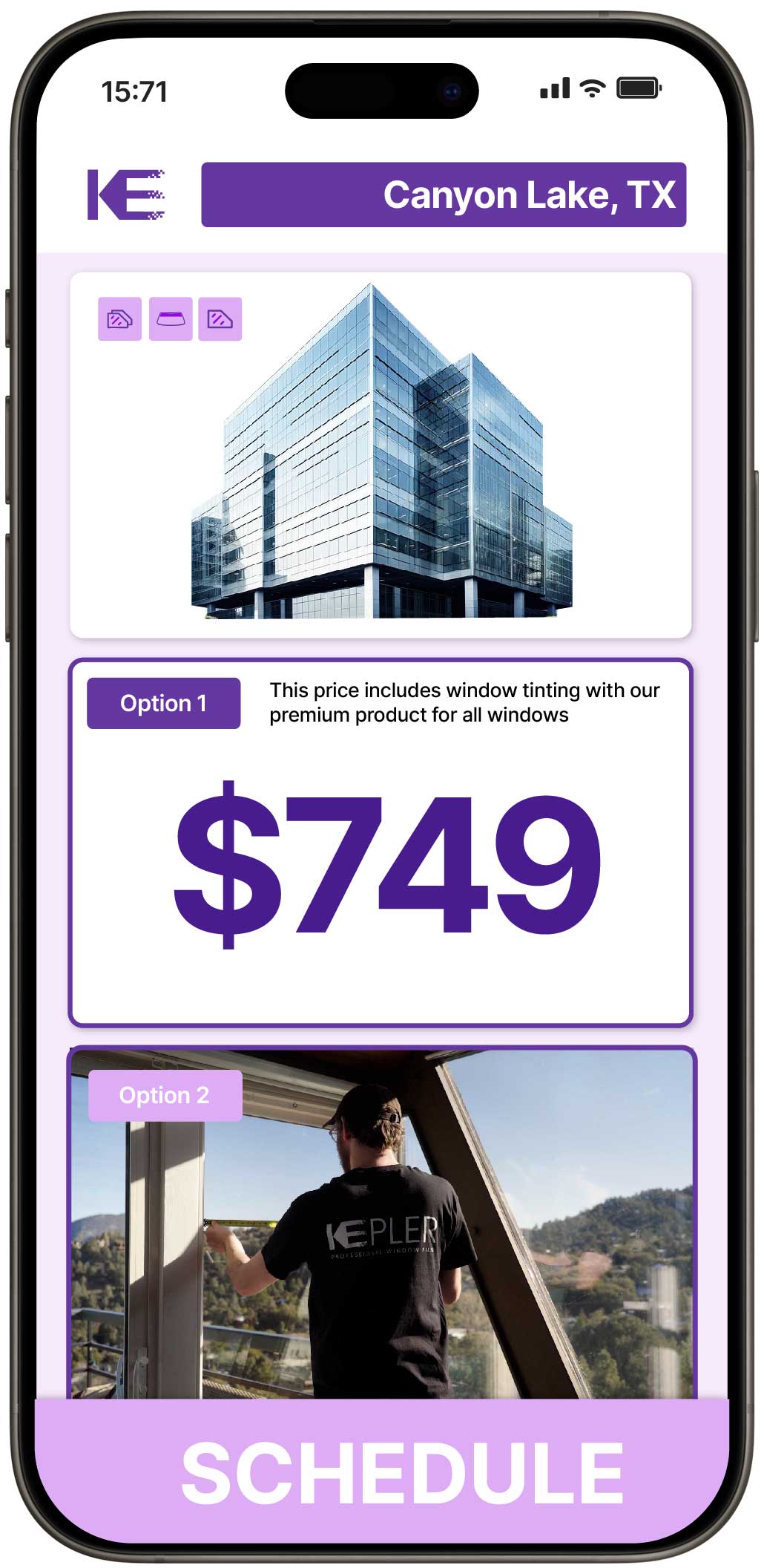 View Competitive Safety and Security Window Film Costs in Canyon Lake, Texas