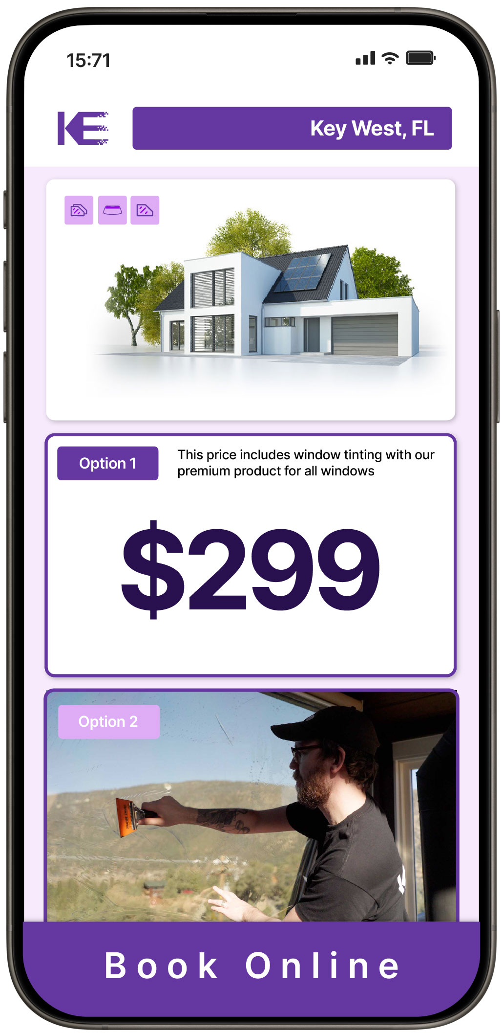 View Affordable Home Window Tinting Prices in Key West, Florida