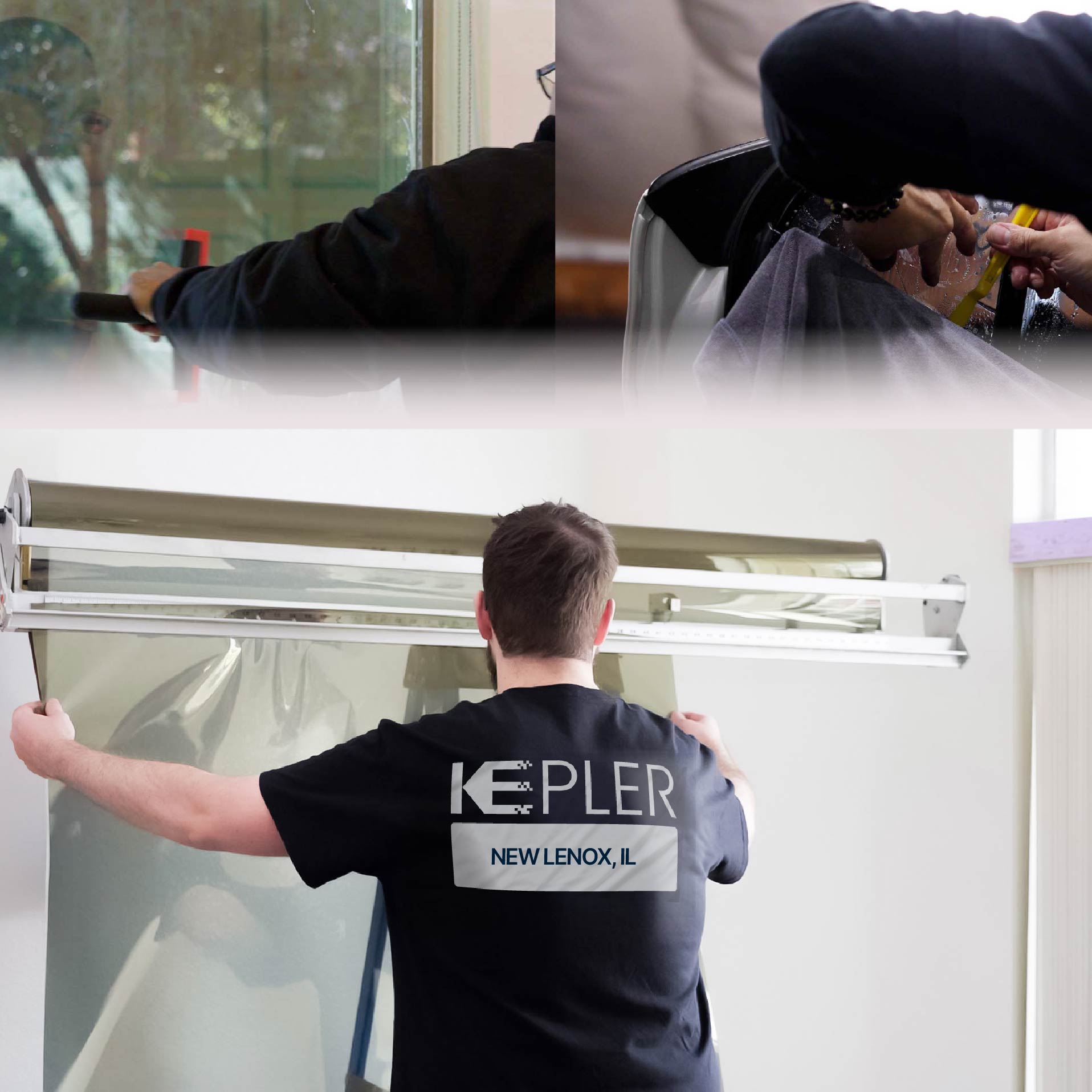 Kepler Specialist Installing Anti-Graffiti Film in New Lenox, Illinois
