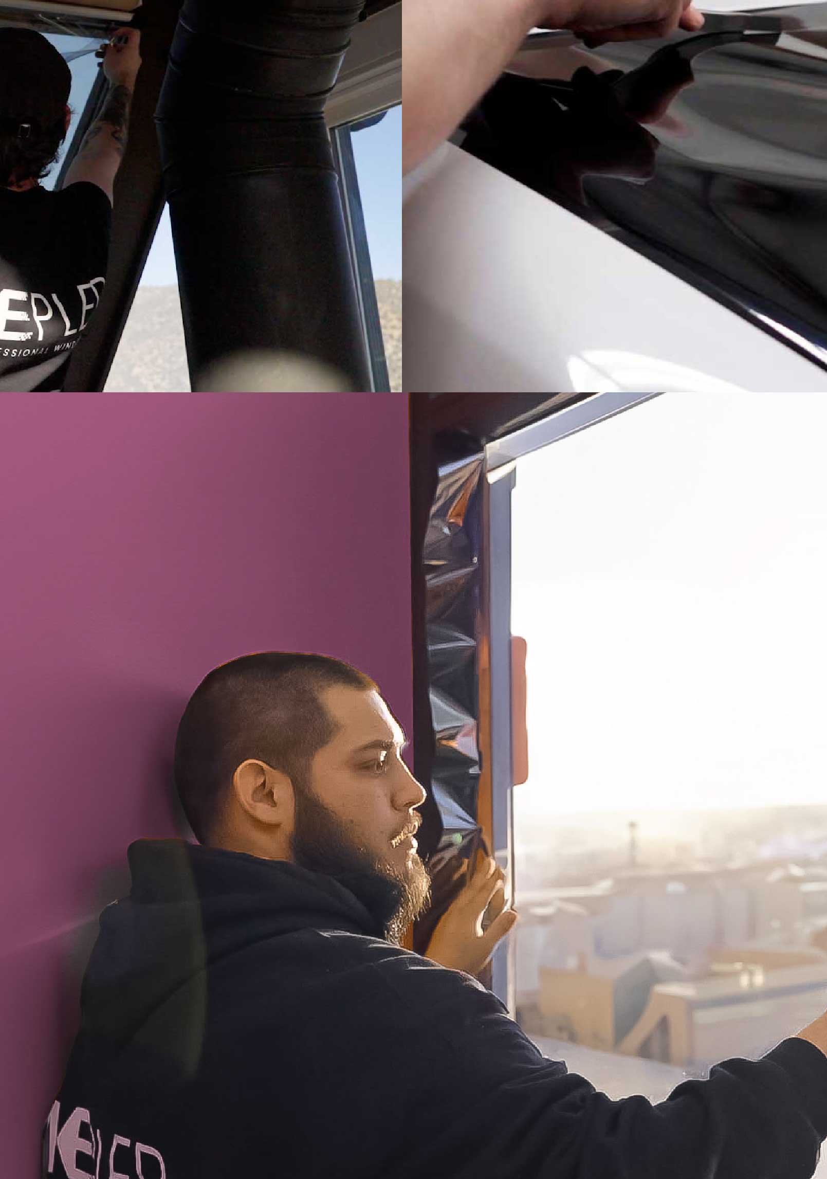 Kepler Specialist Installing Security Window Film in Brownsville Texas