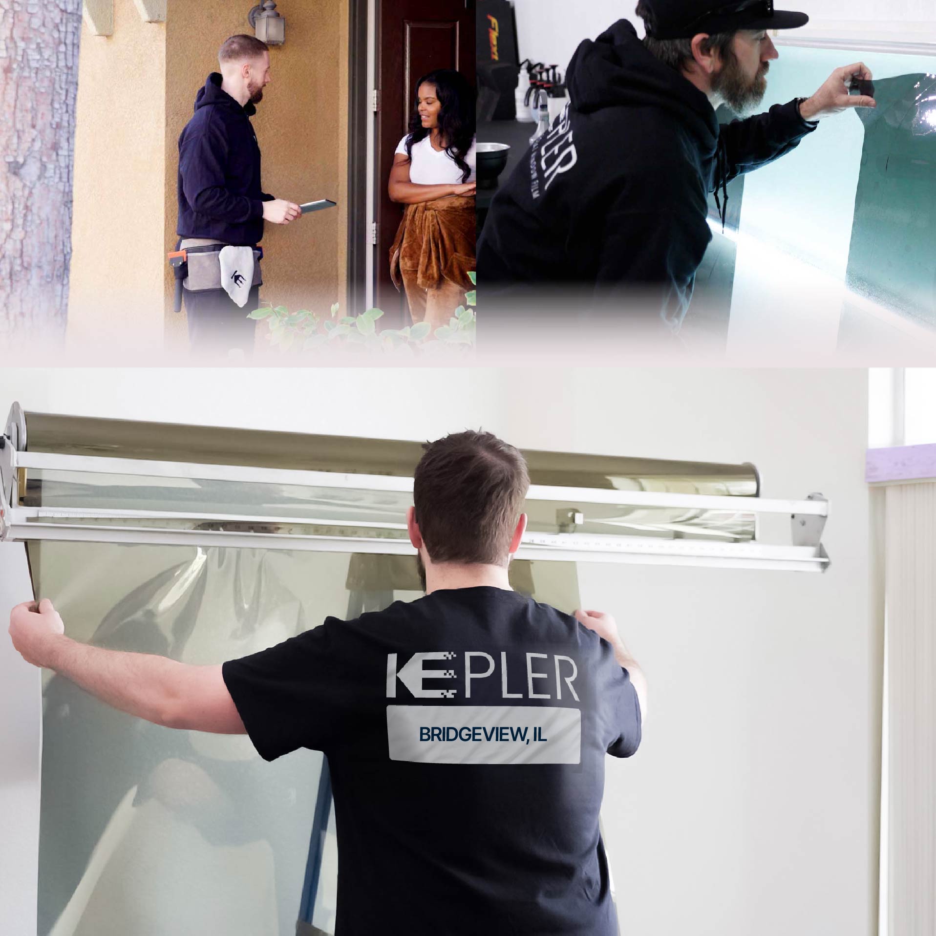 Kepler Specialist Installing Anti-Graffiti Film in Bridgeview, Illinois