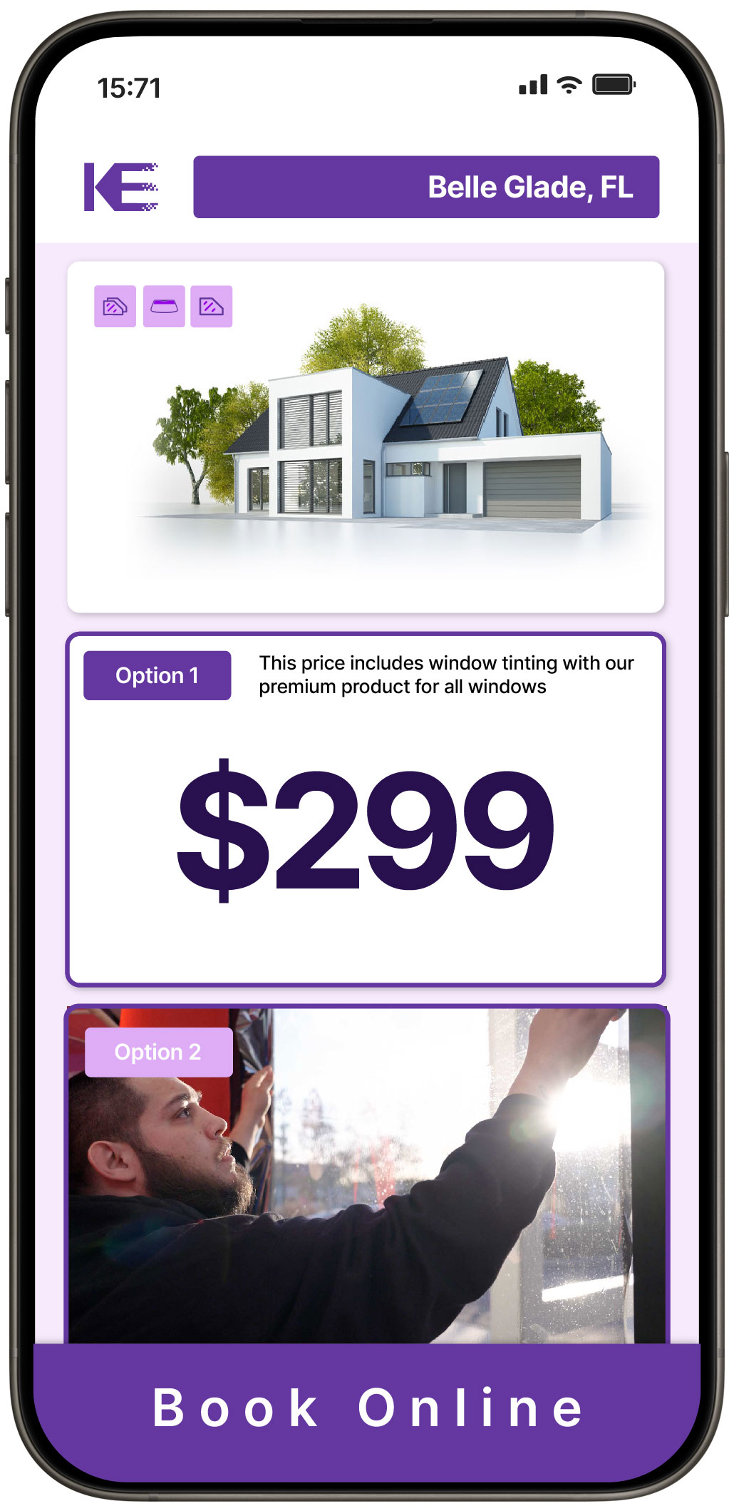 View Competitive Home Window Tinting Rates in Belle Glade, Florida