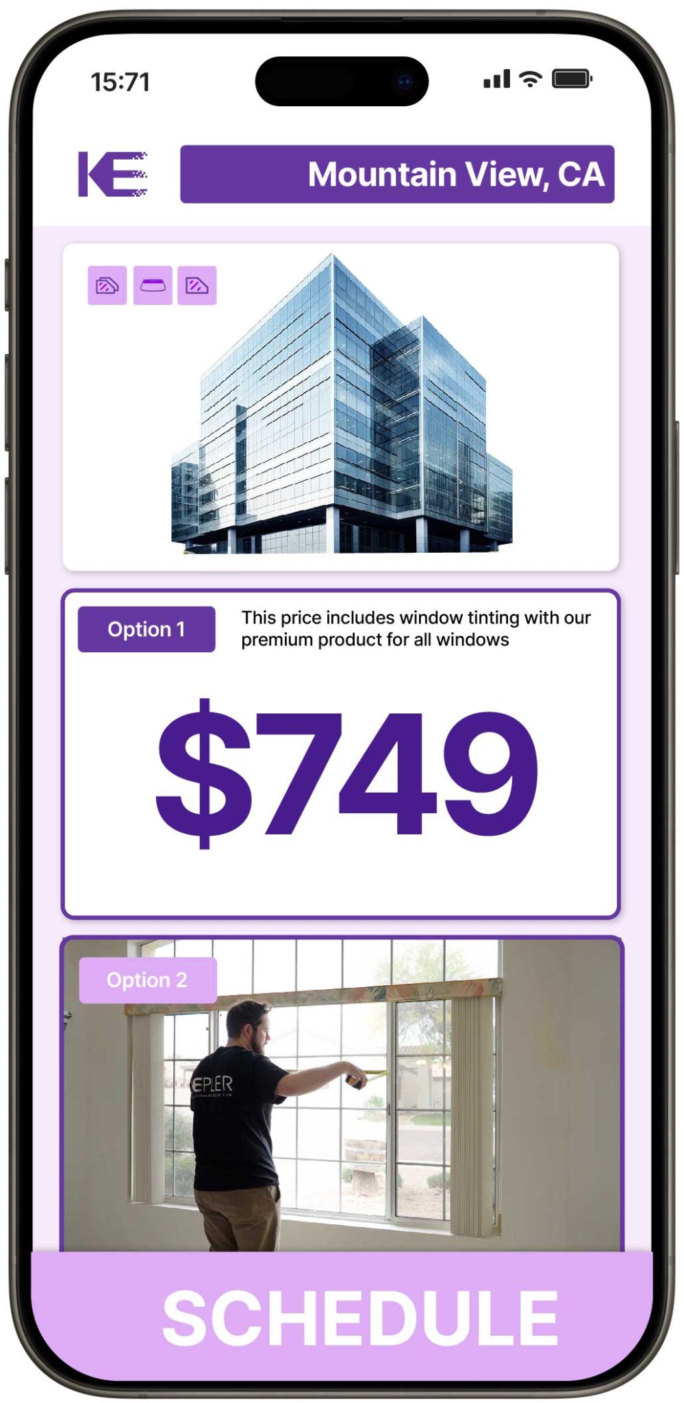 View Affordable Commercial Window Tinting Costs in Mountain View, California
