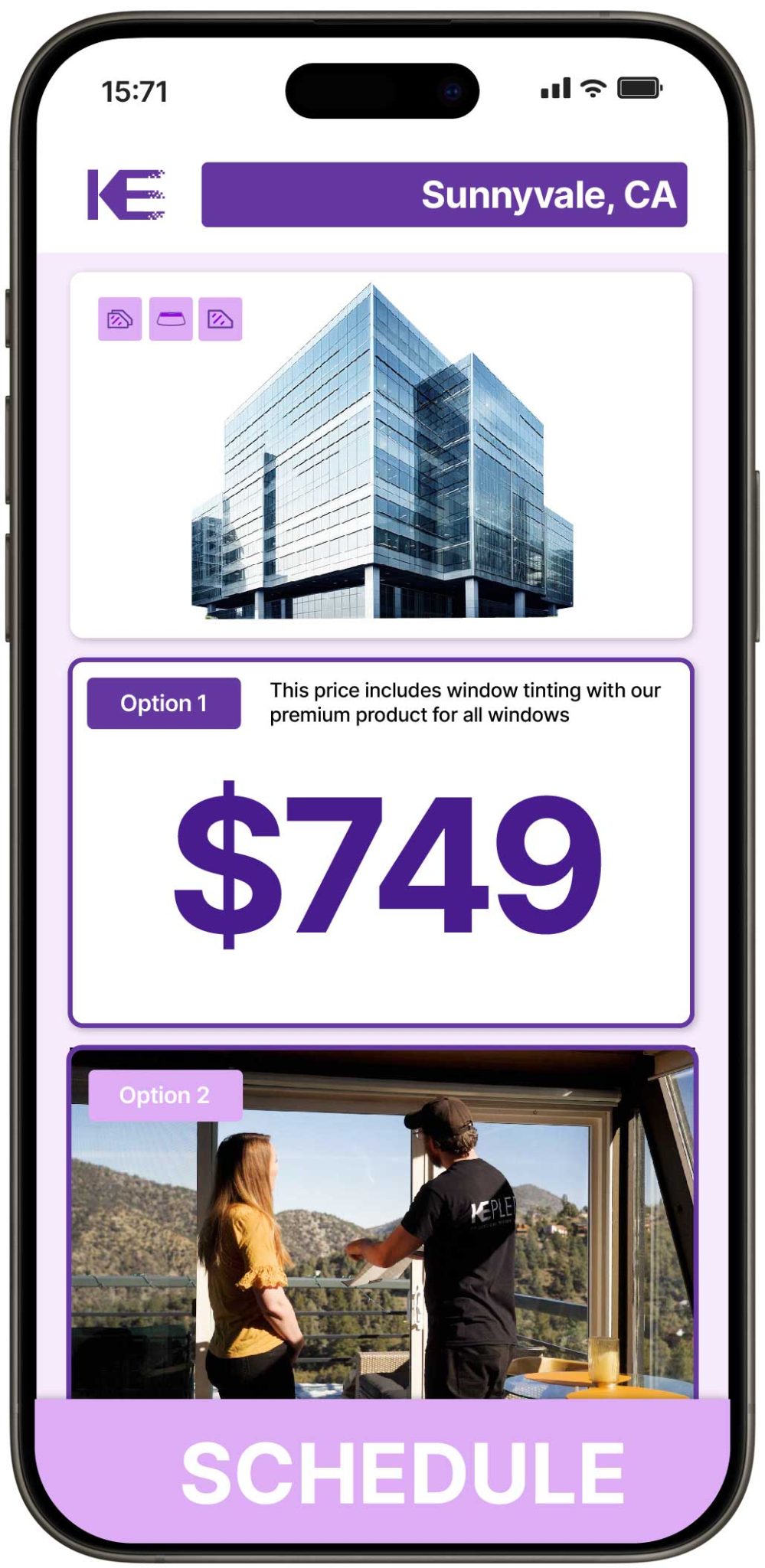 View Affordable Commercial Window Tinting Rates in Sunnyvale, California