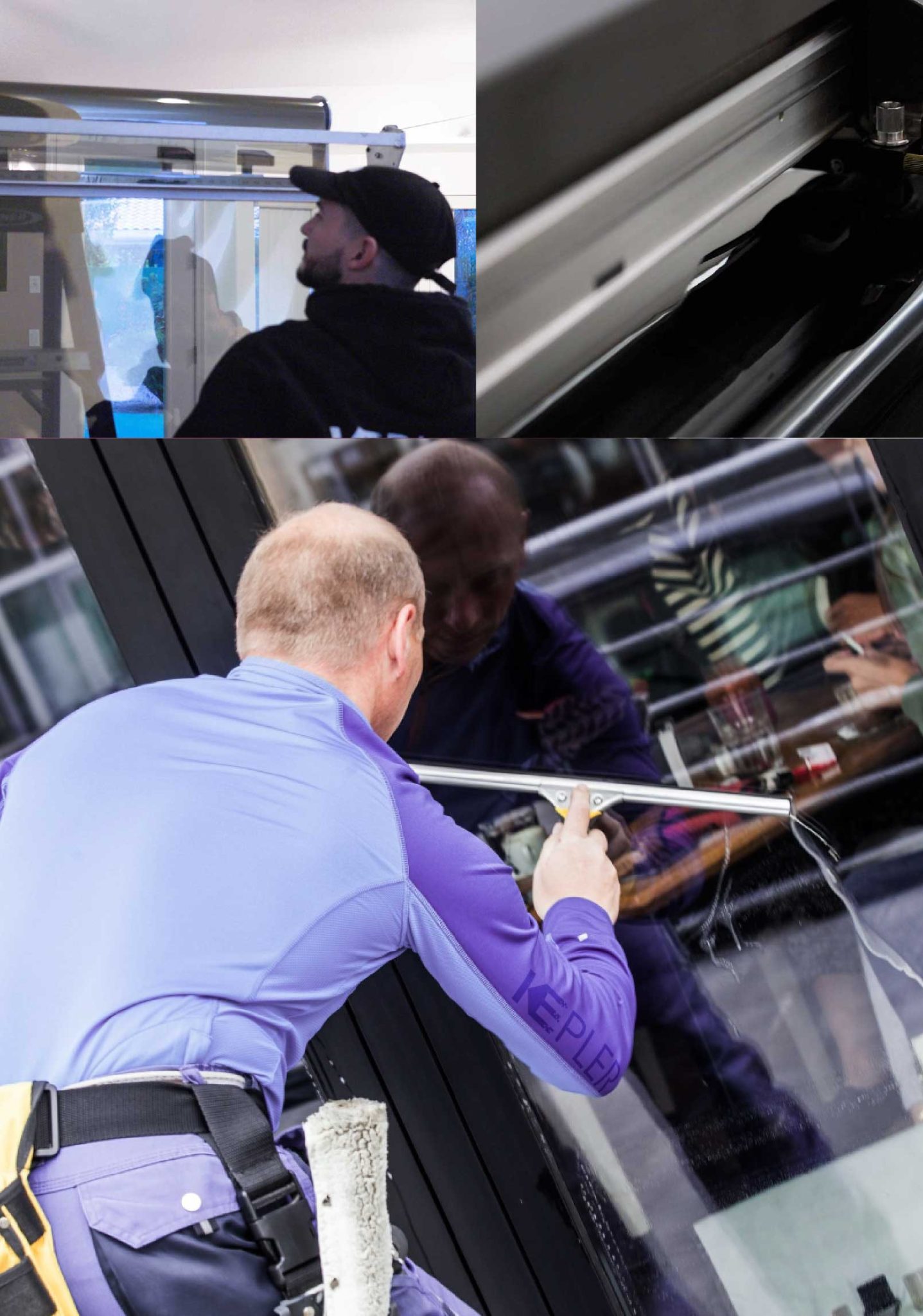 Kepler Expert Applying Anti-Graffiti Window Film to a Brookfield Shop Front