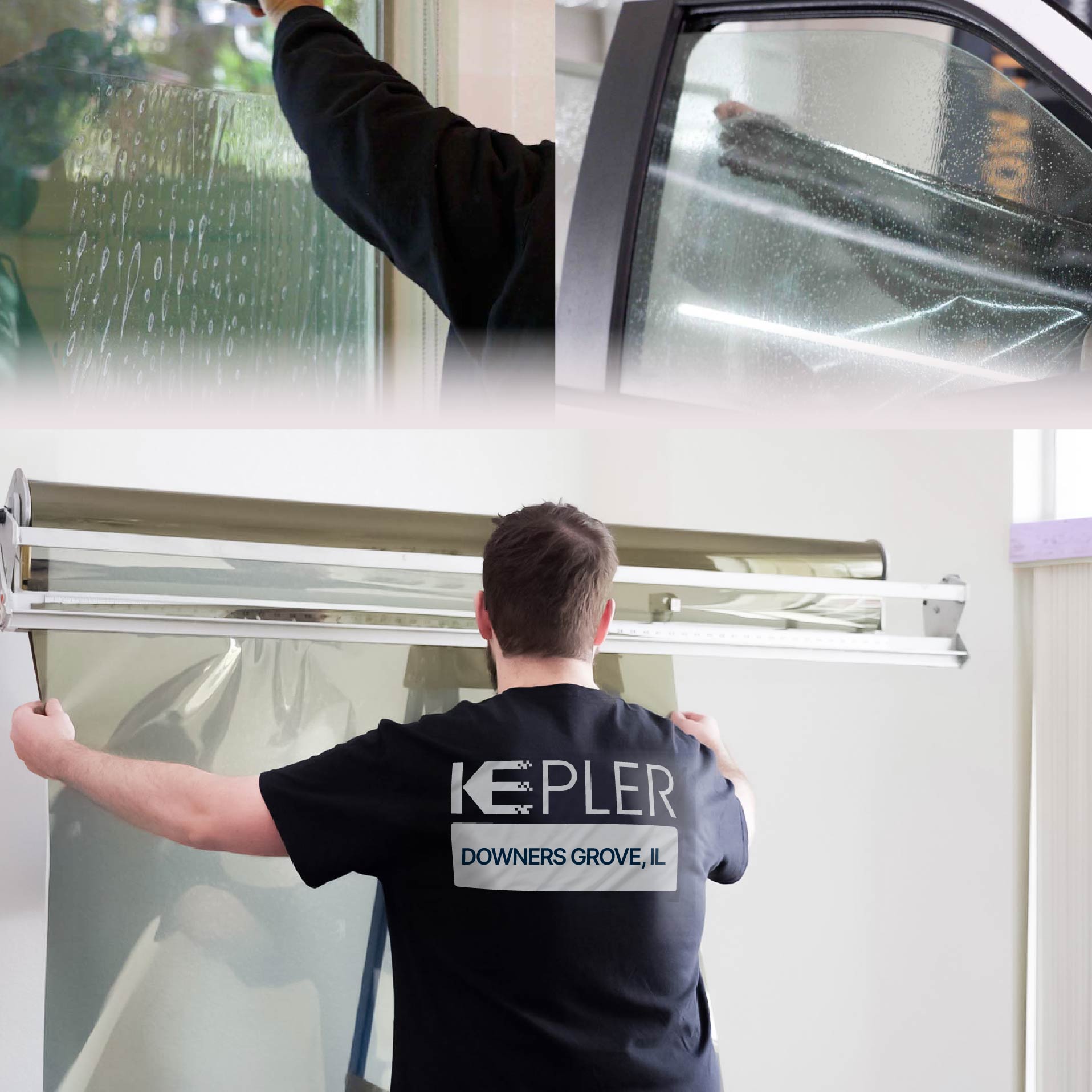 Kepler Specialist Installing Anti-Graffiti Film in Downers Grove, Illinois
