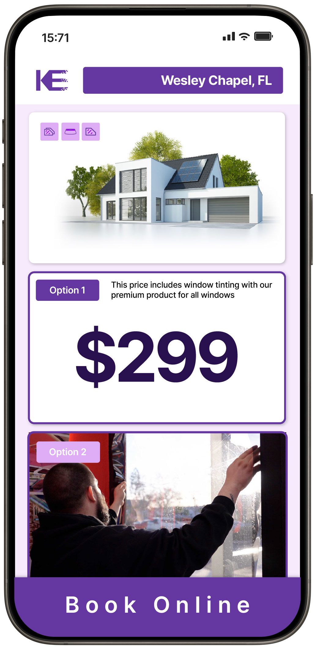 View Affordable Home Window Tinting Rates in Wesley Chapel, Florida
