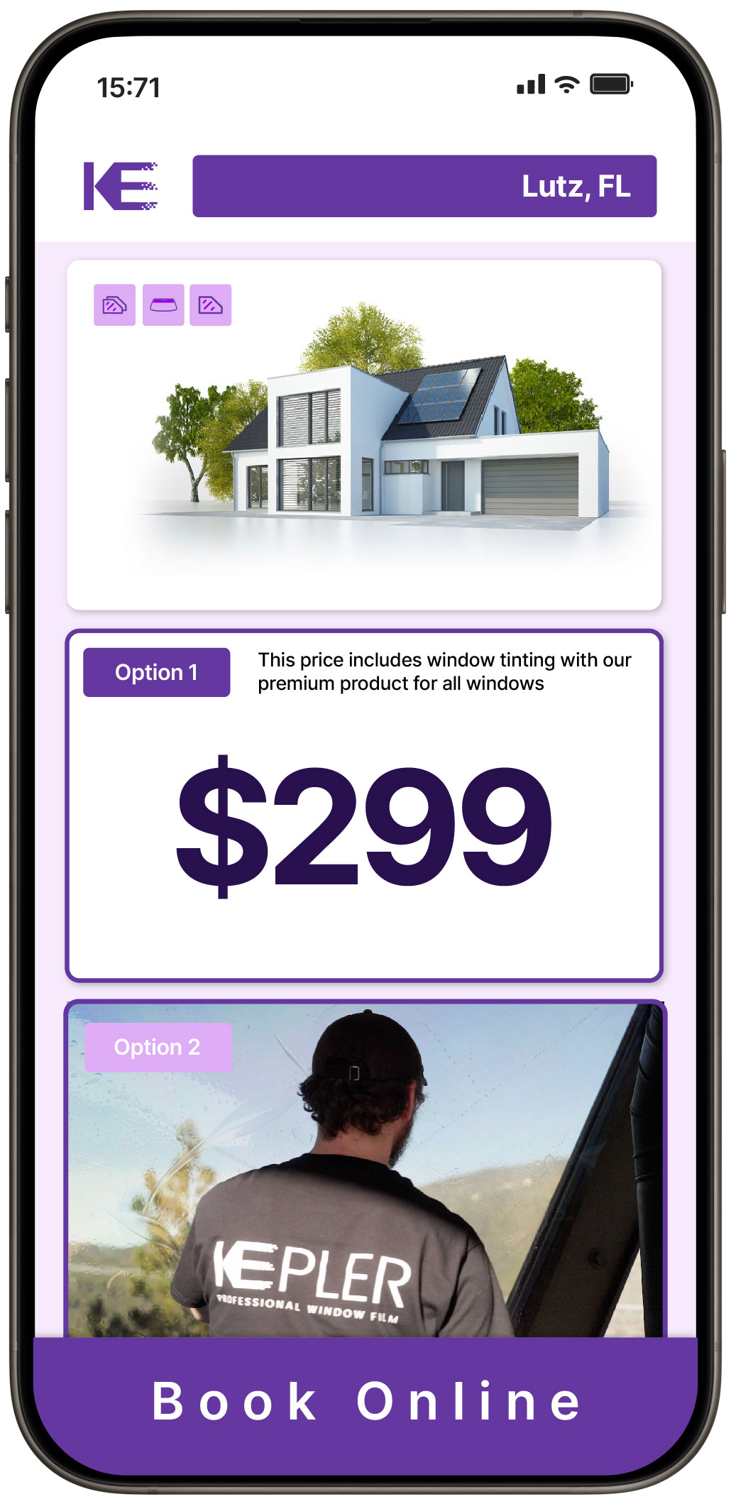 View Affordable Home Window Tinting Prices in Lutz, Florida