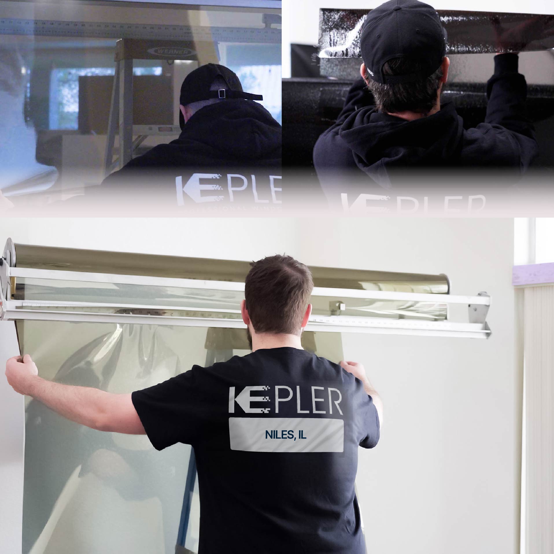 Kepler Specialist Installing Anti-Graffiti Film in Niles, Illinois