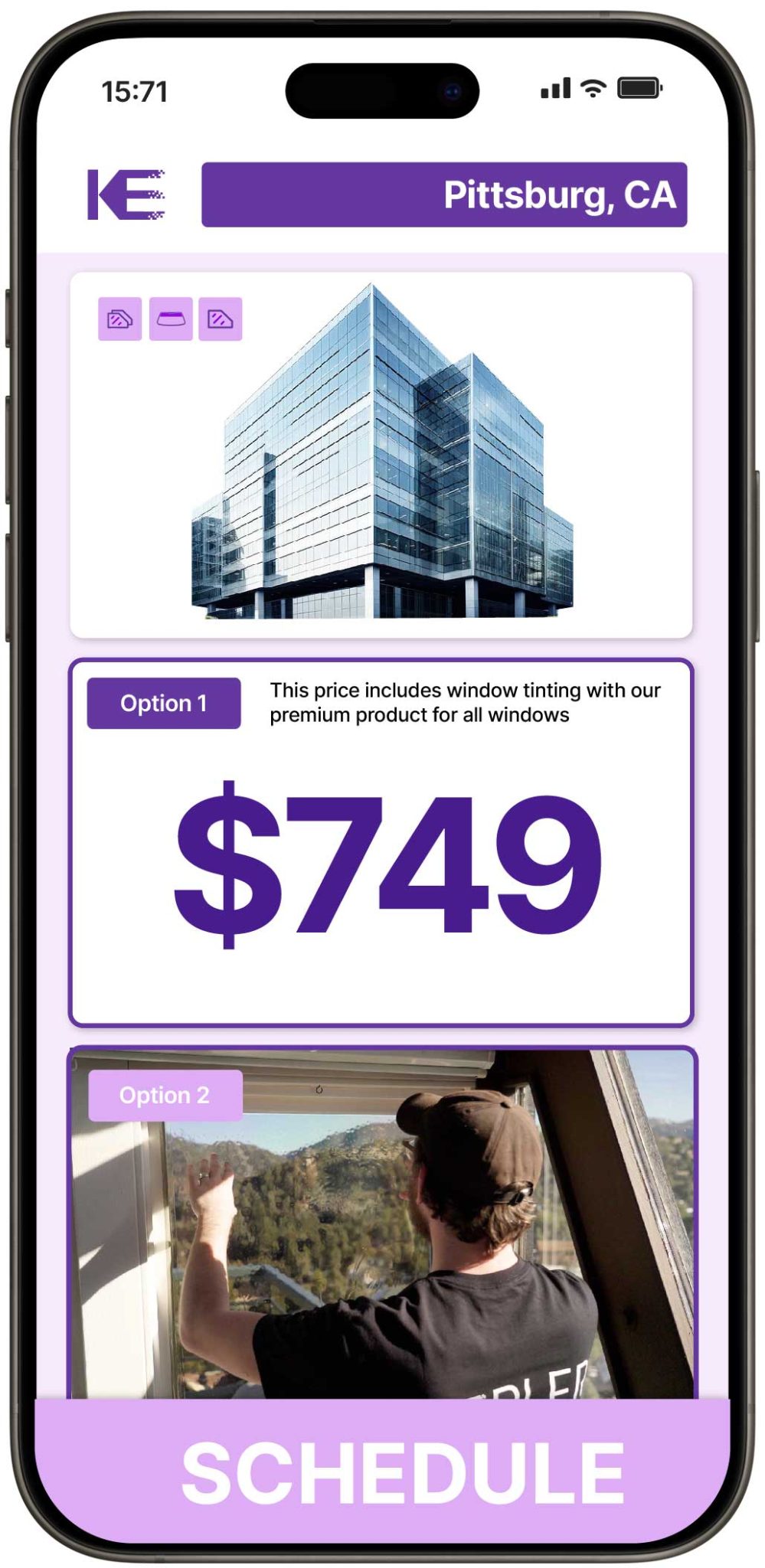 View Affordable Commercial Window Tinting Costs in Pittsburg, California