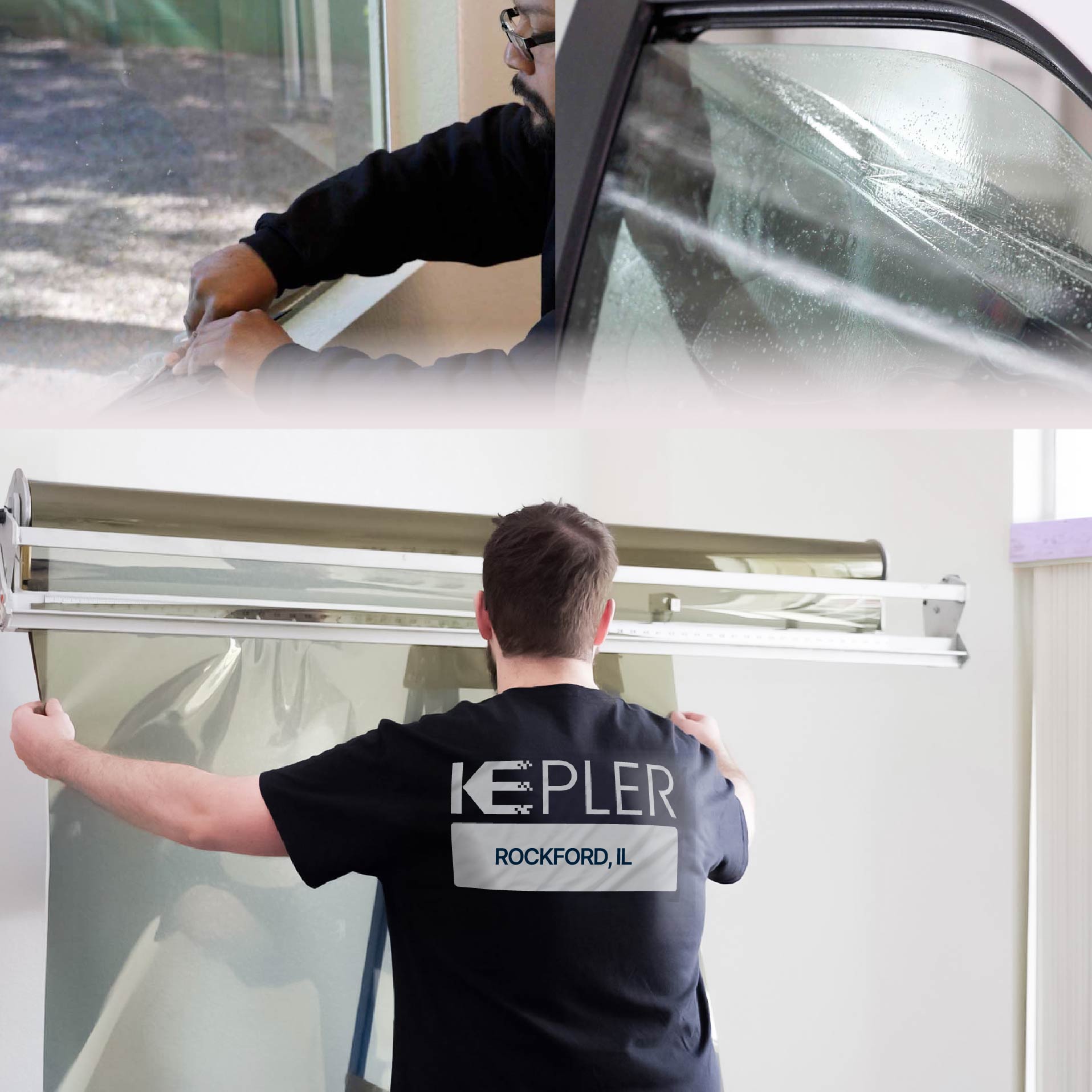 Kepler Specialist Installing Anti-Graffiti Film in Rockford, Illinois