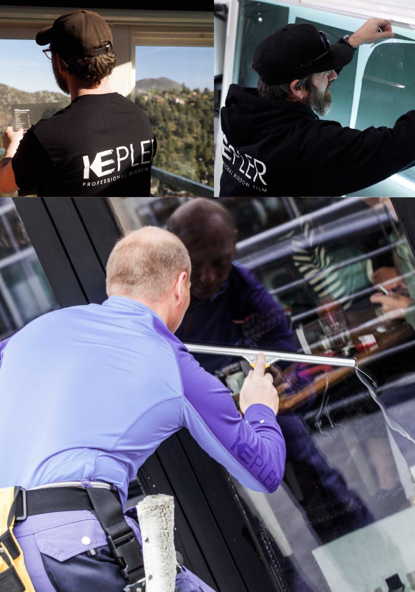 Kepler Expert Applying Anti-Graffiti Window Film to a Rockford Shop Front