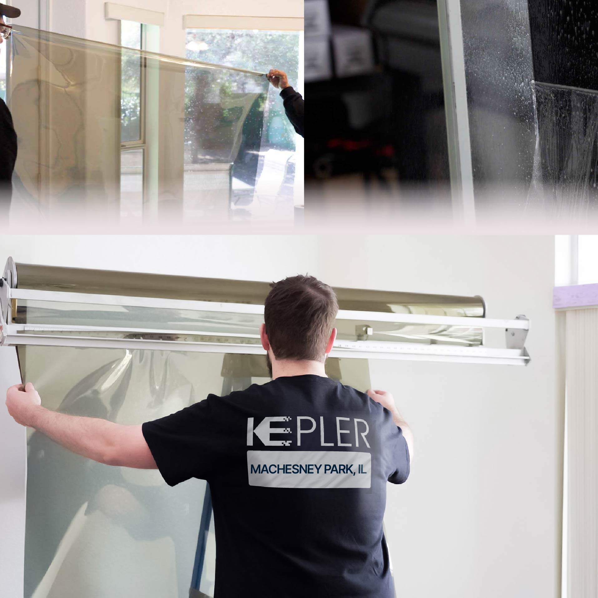 Kepler Specialist Installing Anti-Graffiti Film in Machesney Park, Illinois