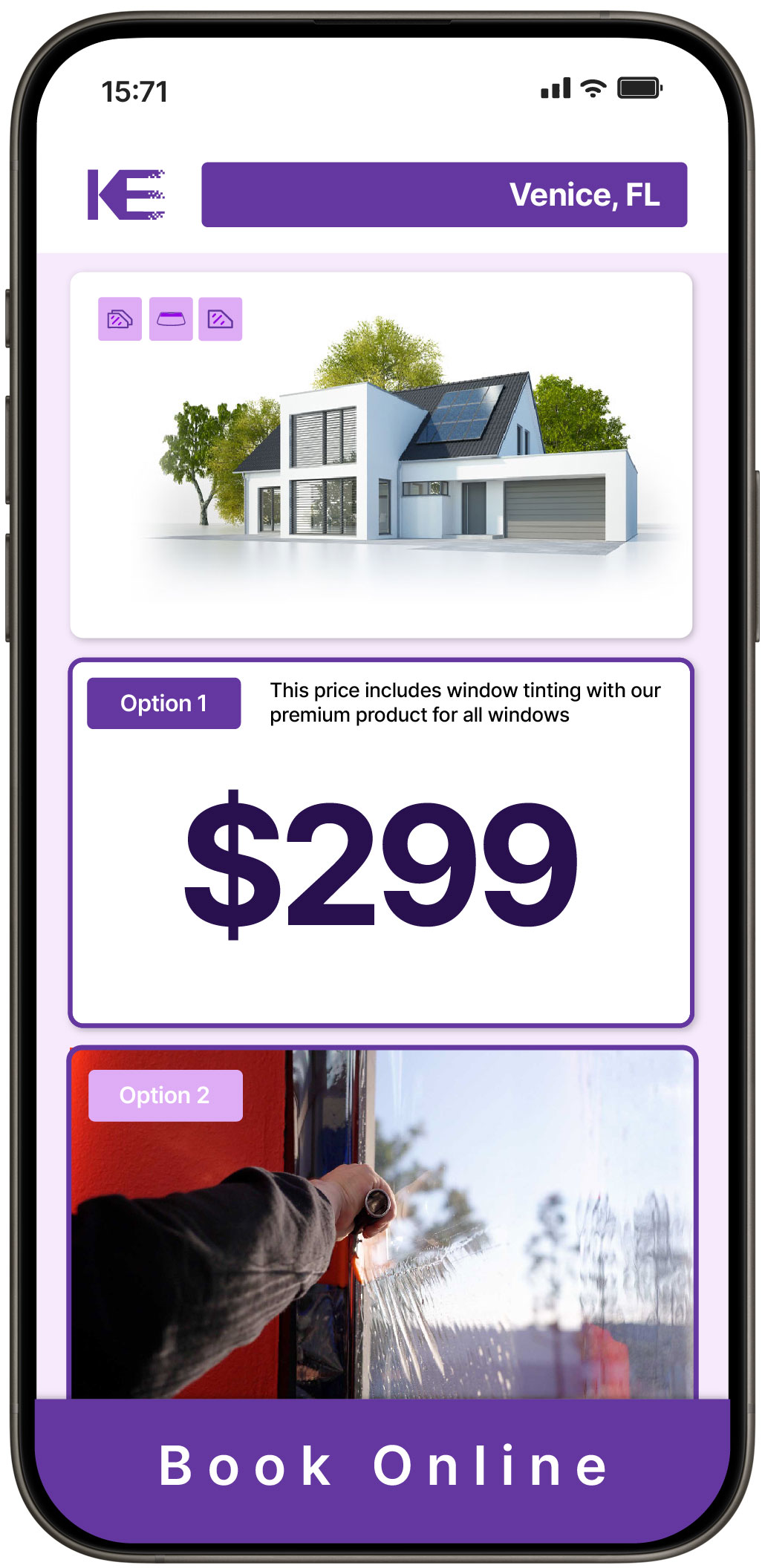 View Affordable Home Window Tinting Rates in Venice, Florida