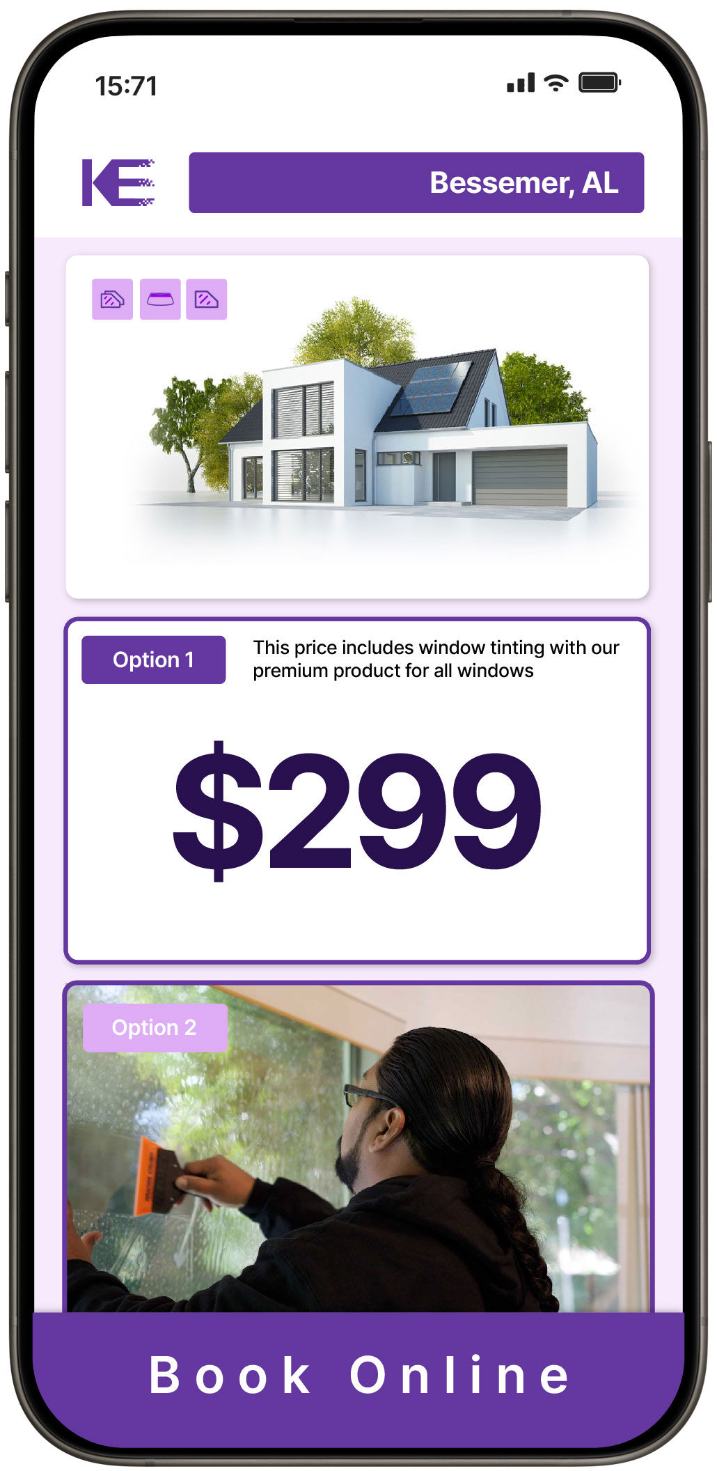 View Competitive Home Window Tinting Prices in Bessemer, Alabama