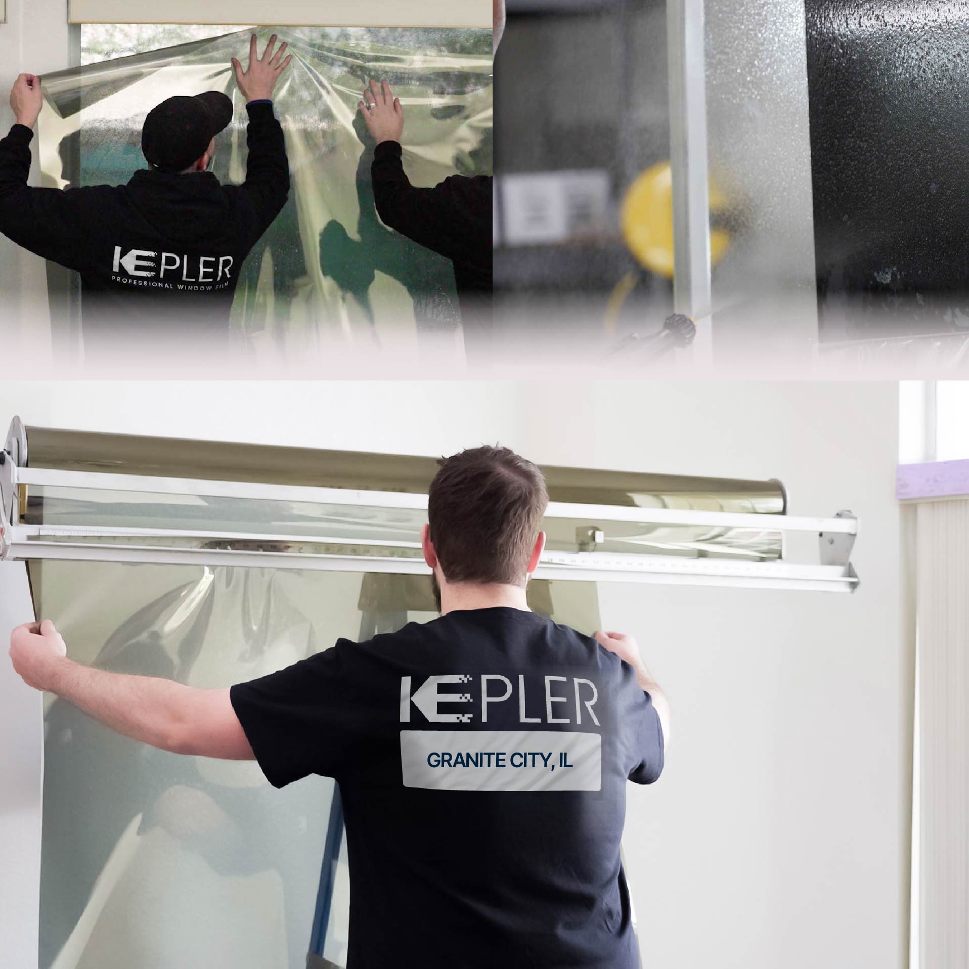 Kepler Specialist Installing Anti-Graffiti Film in Granite City, Illinois
