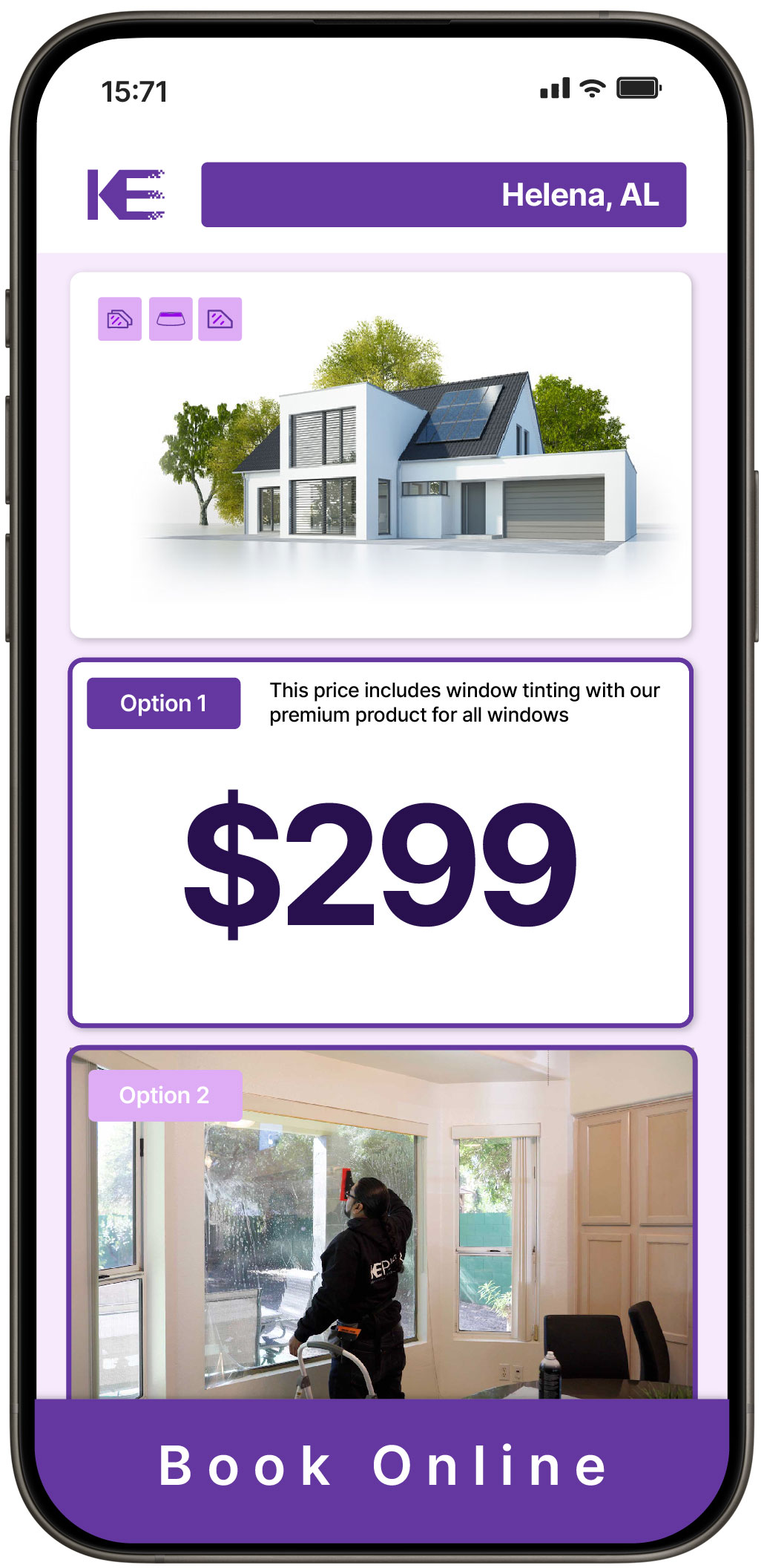 View Affordable Home Window Tinting Costs in Helena, Alabama