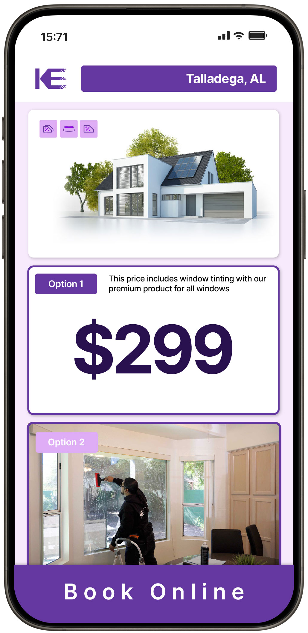 View Reasonable Home Window Tinting Prices in Talladega, Alabama