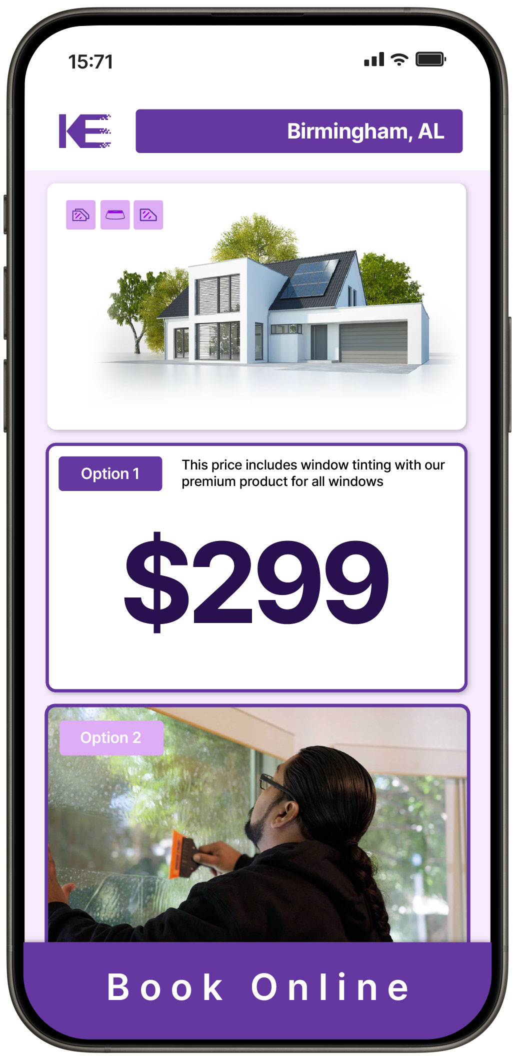 View Reasonable Home Window Tinting Rates in Birmingham, Alabama