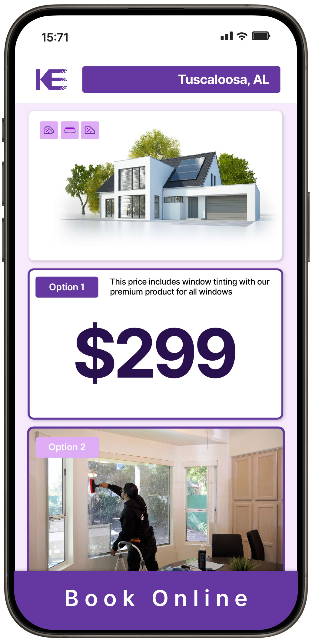 View Competitive Home Window Tinting Costs in Tuscaloosa, Alabama