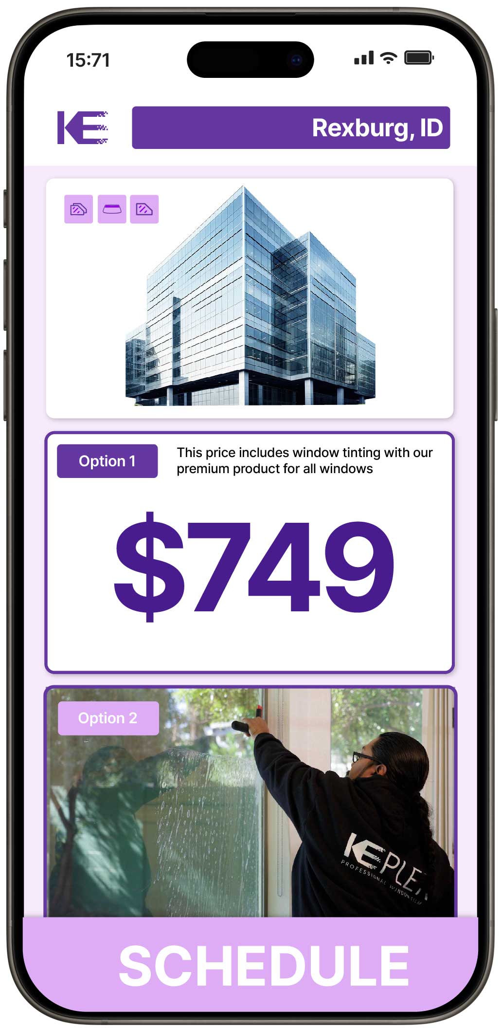 View Competitive Safety and Security Window Film Costs in Rexburg, Idaho