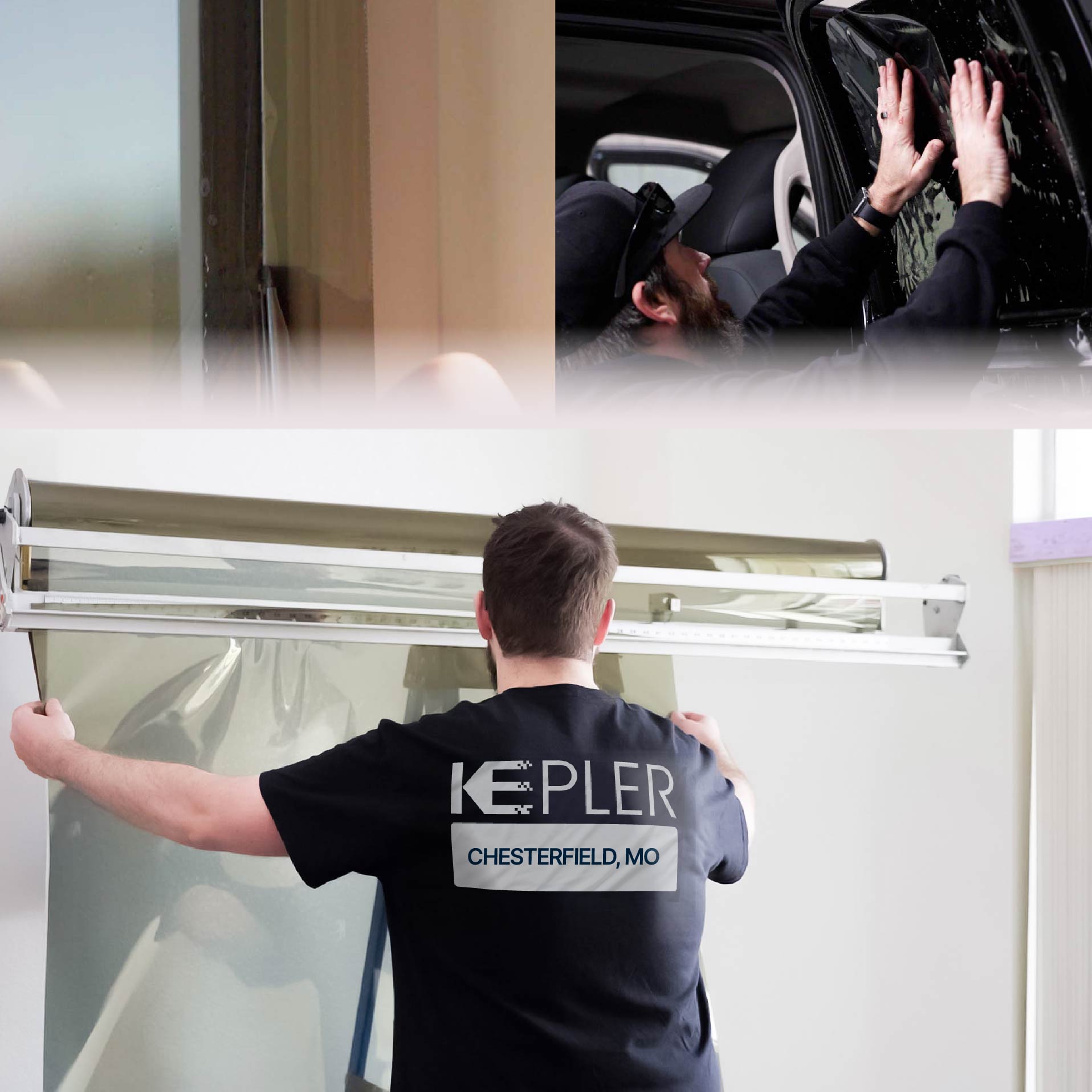 Kepler Specialist Installing Anti-Graffiti Film in Chesterfield, Missouri