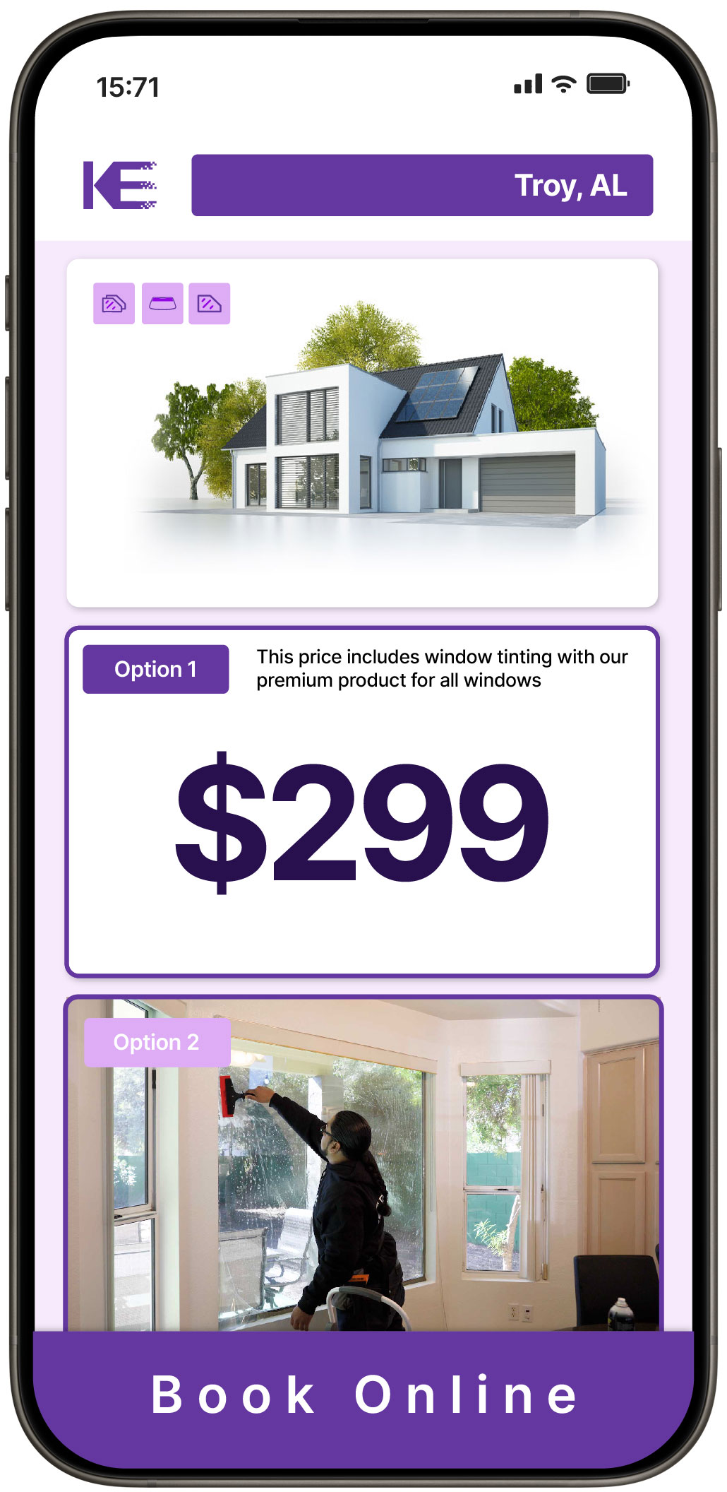 View Affordable Home Window Tinting Costs in Troy, Alabama