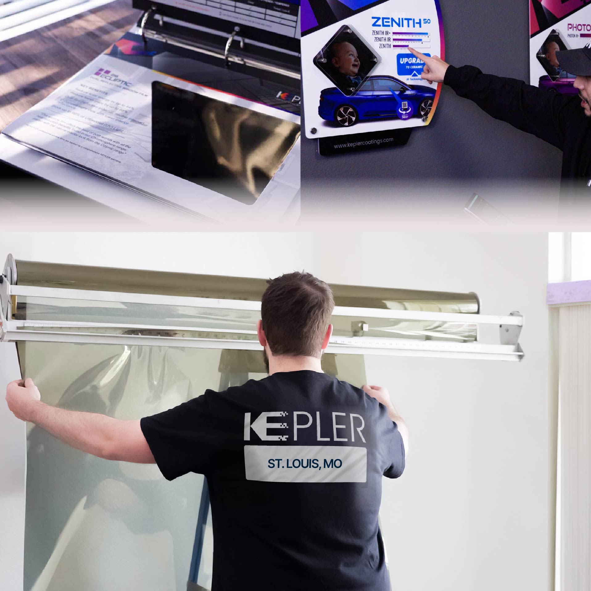 Kepler Specialist Installing Anti-Graffiti Film in St. Louis, Missouri