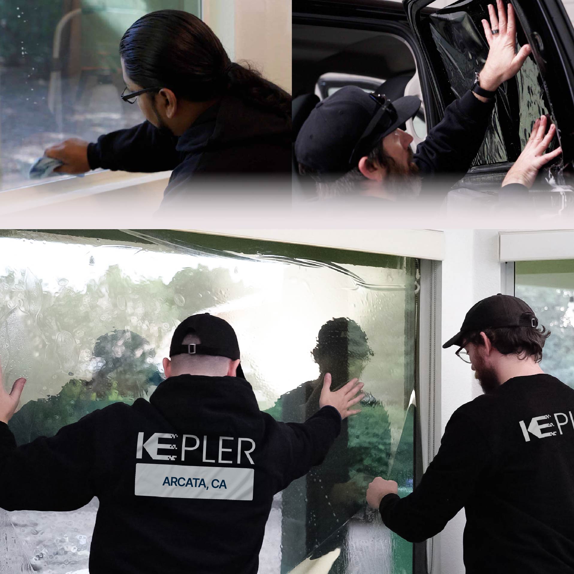 Kepler Specialist Performing Commercial Window Tinting in Arcata Arcata