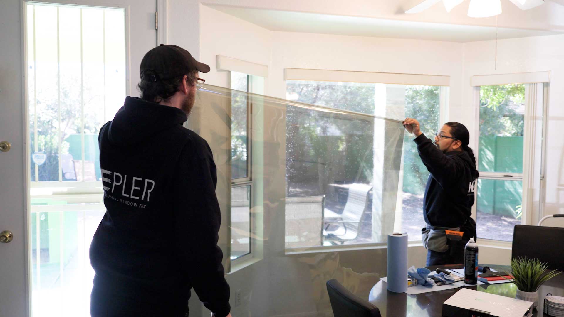 Skilled Shop Glass Film Preparation in Arcata