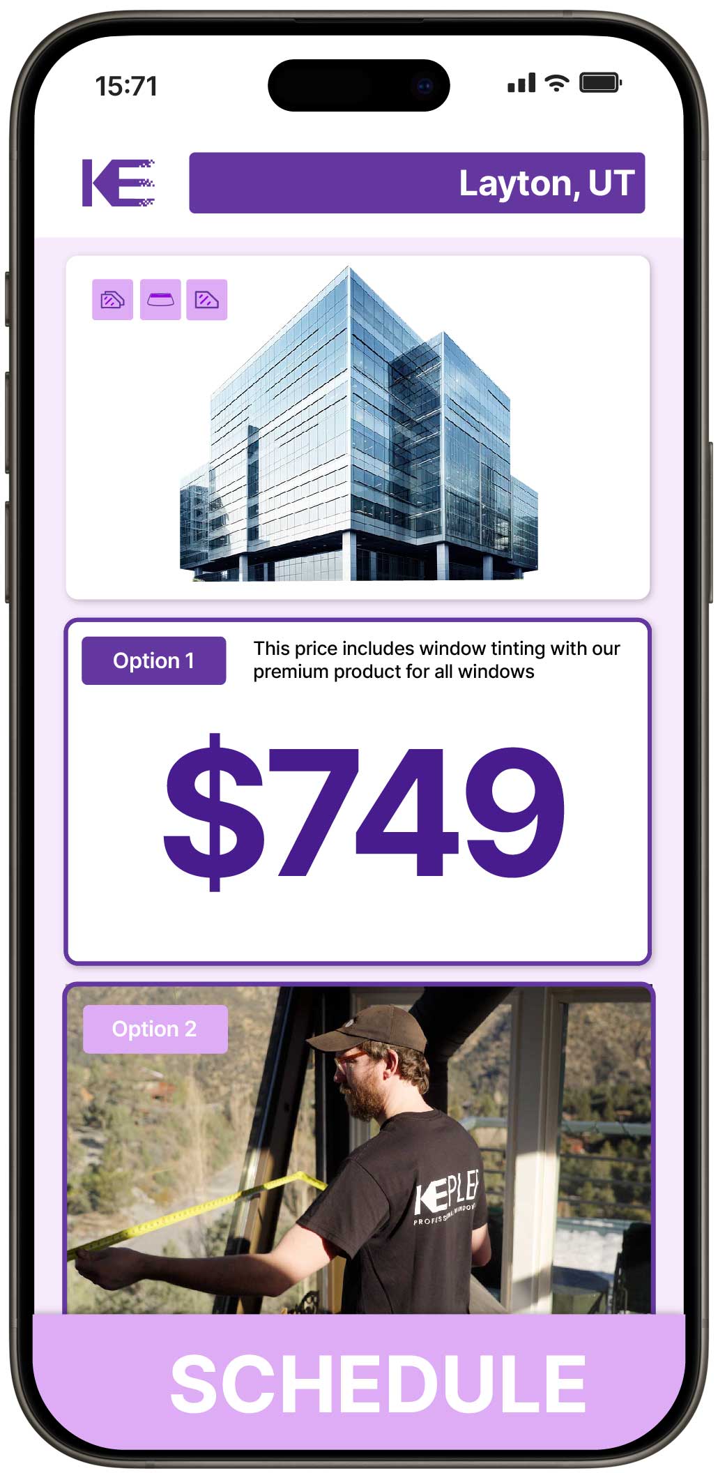 View Competitive Safety and Security Window Film Prices in Layton, Utah