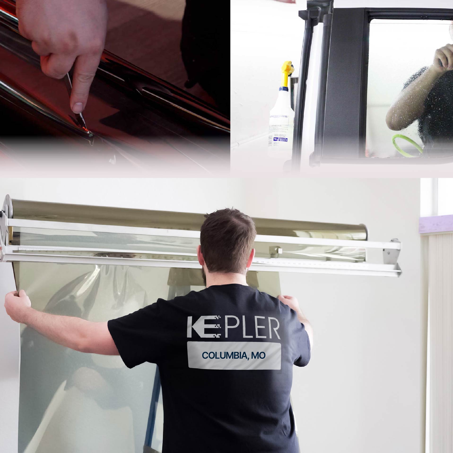 Kepler Specialist Installing Anti-Graffiti Film in Columbia, Missouri