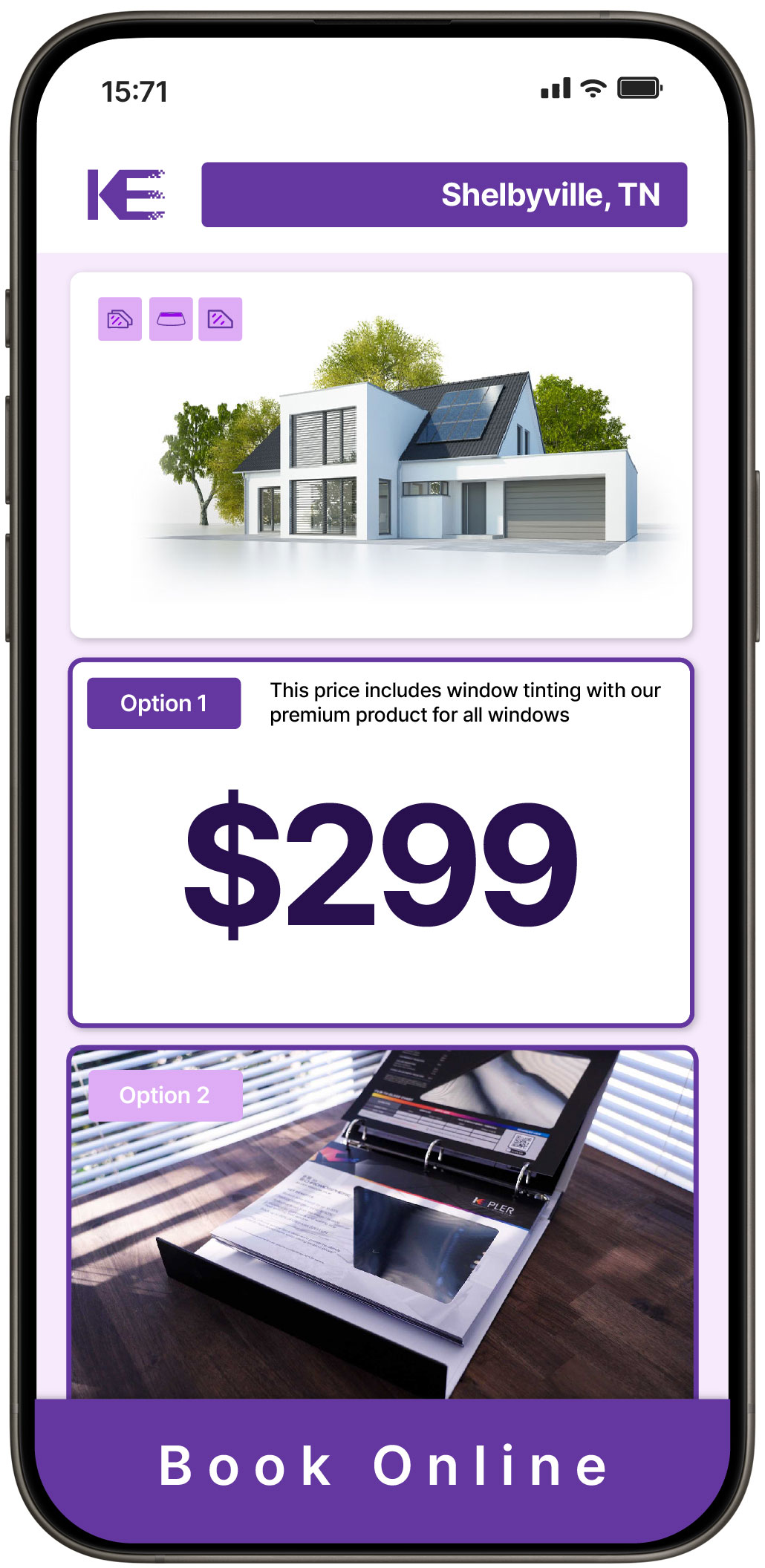 View Competitive Home Window Tinting Costs in Shelbyville, Tennessee