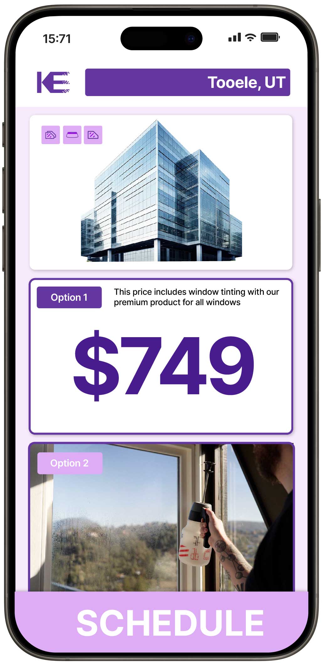 View Competitive Safety and Security Window Film Costs in Tooele, Utah