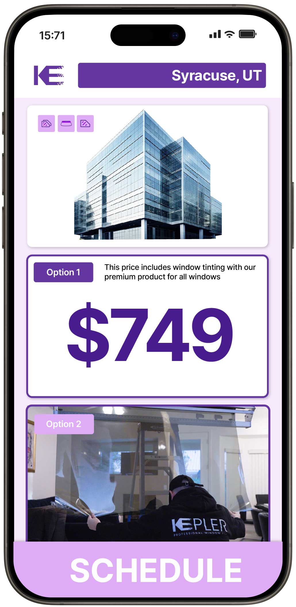 View Competitive Safety and Security Window Film Costs in Syracuse, Utah