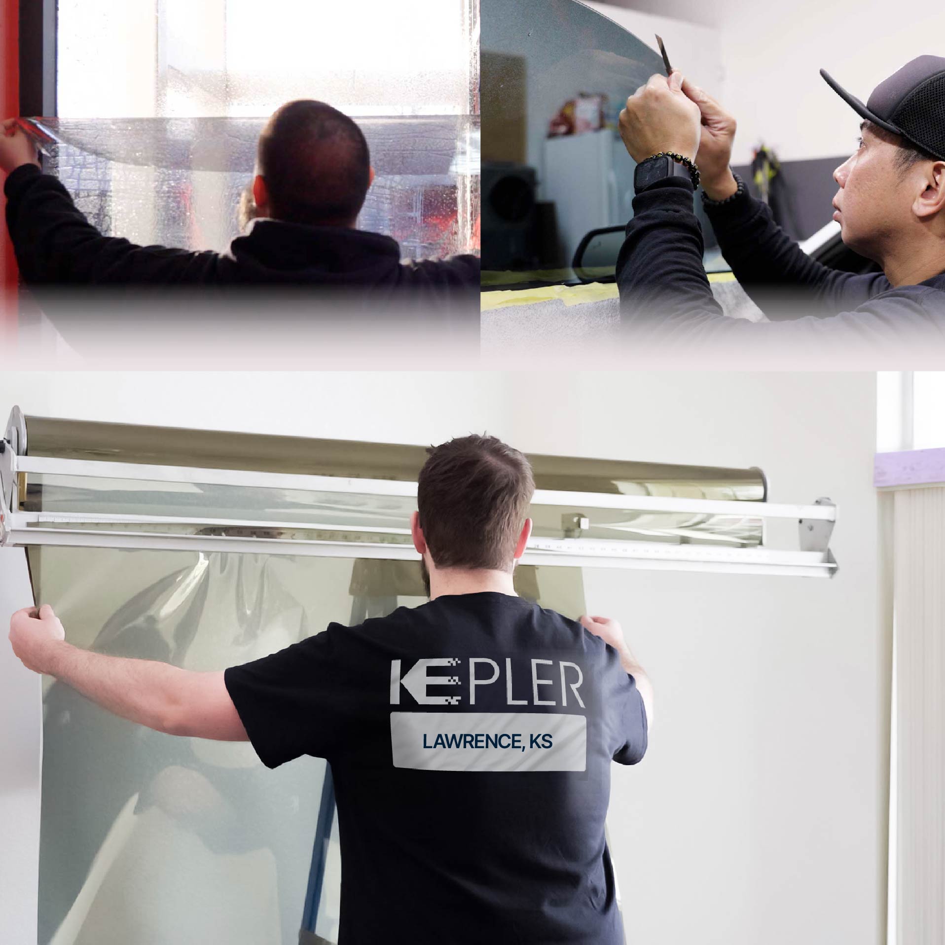 Kepler Specialist Installing Anti-Graffiti Film in Lawrence, Kansas