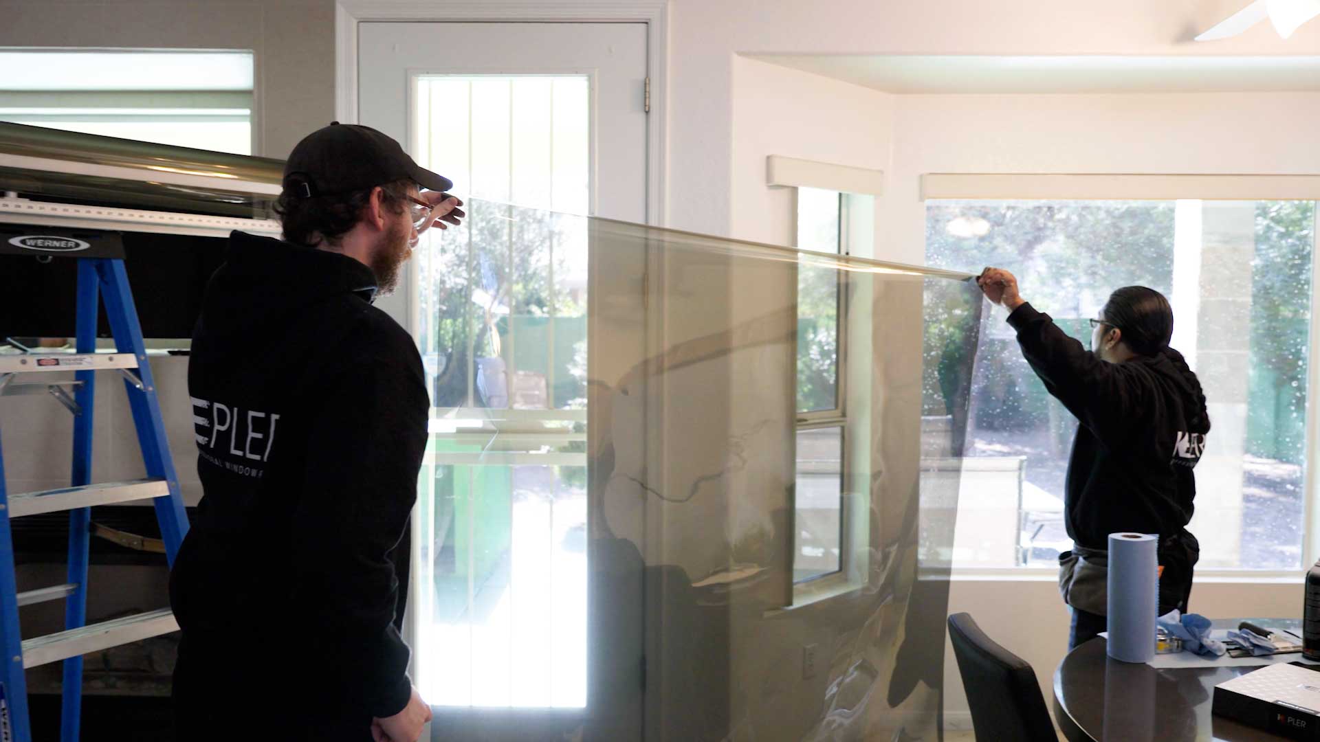 Skilled Commercial Glass Tinting Preparation in Lawrence