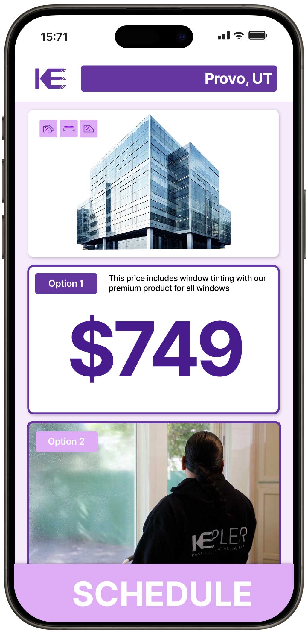 View Competitive Safety and Security Window Film Costs in Provo, Utah
