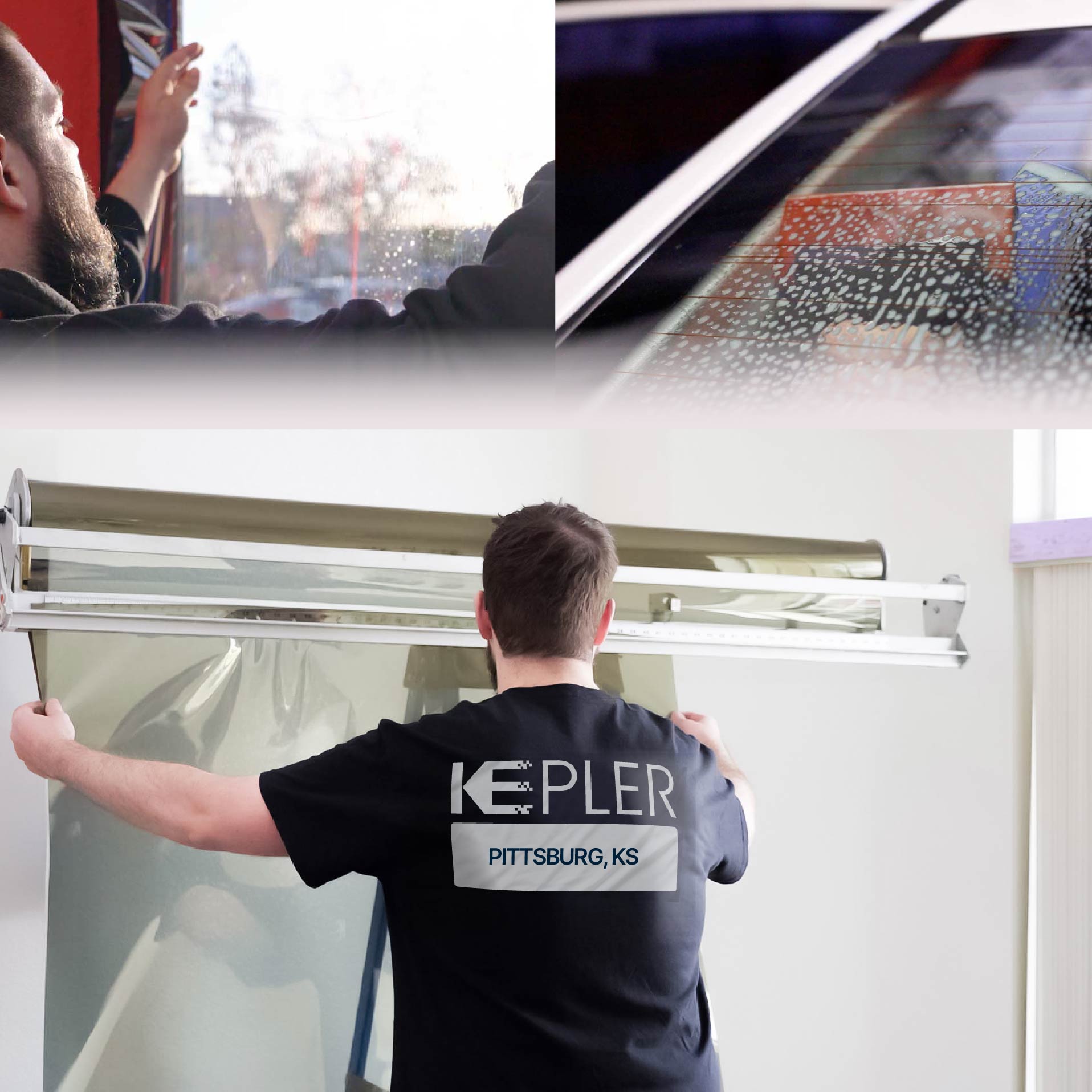 Kepler Specialist Installing Anti-Graffiti Film in Pittsburg, Kansas
