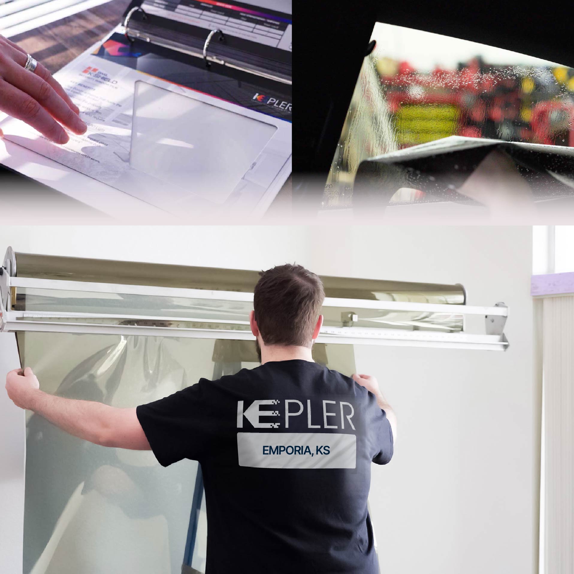 Kepler Specialist Installing Anti-Graffiti Film in Emporia, Kansas