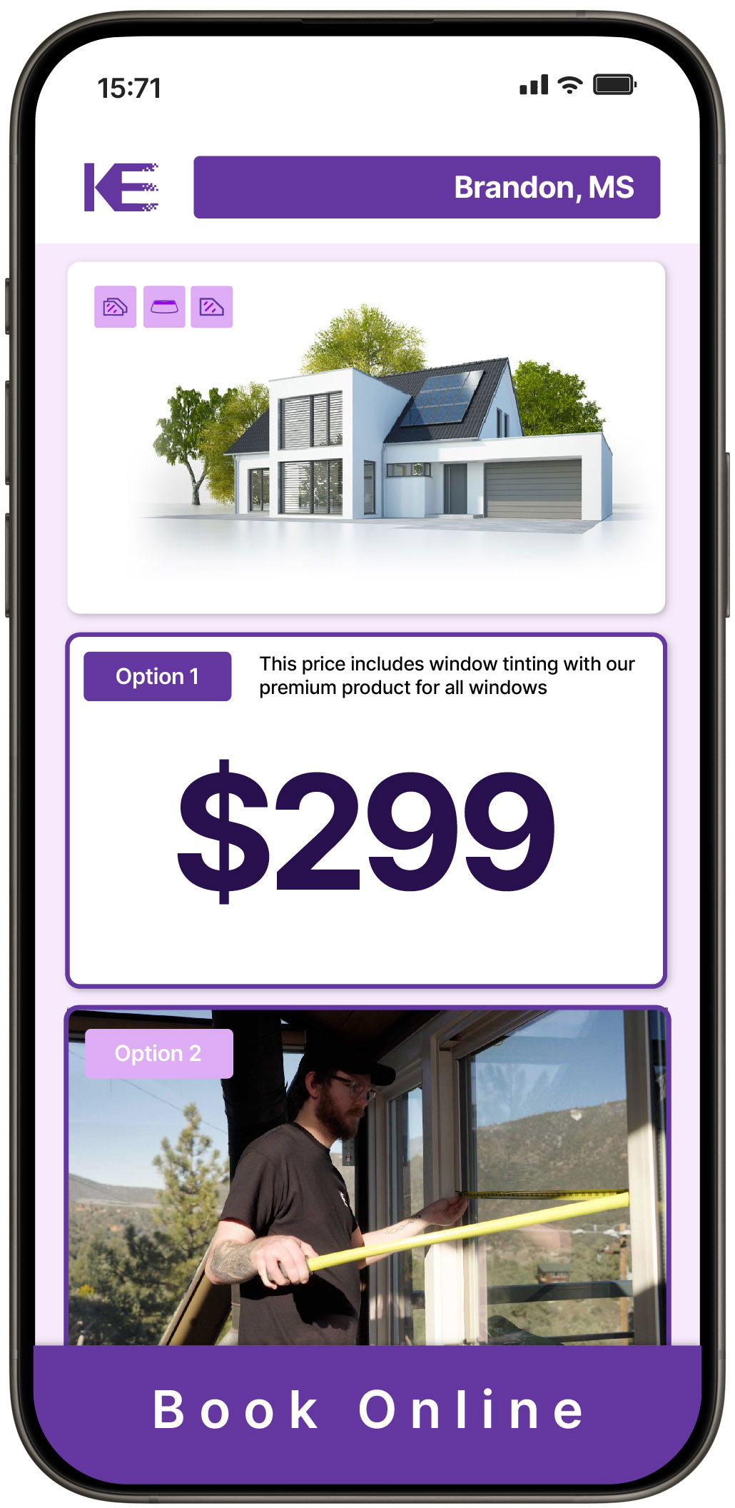 View Competitive Home Window Tinting Costs in Brandon, Mississippi
