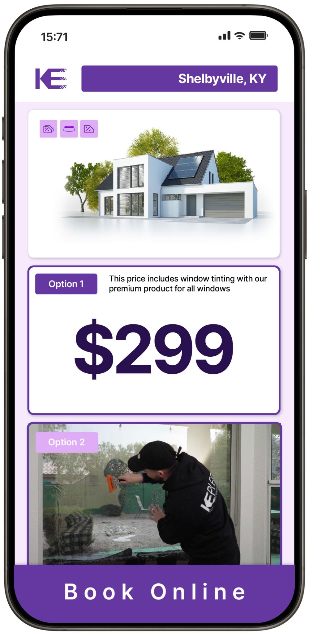View Affordable Home Window Tinting Prices in Shelbyville, Kentucky