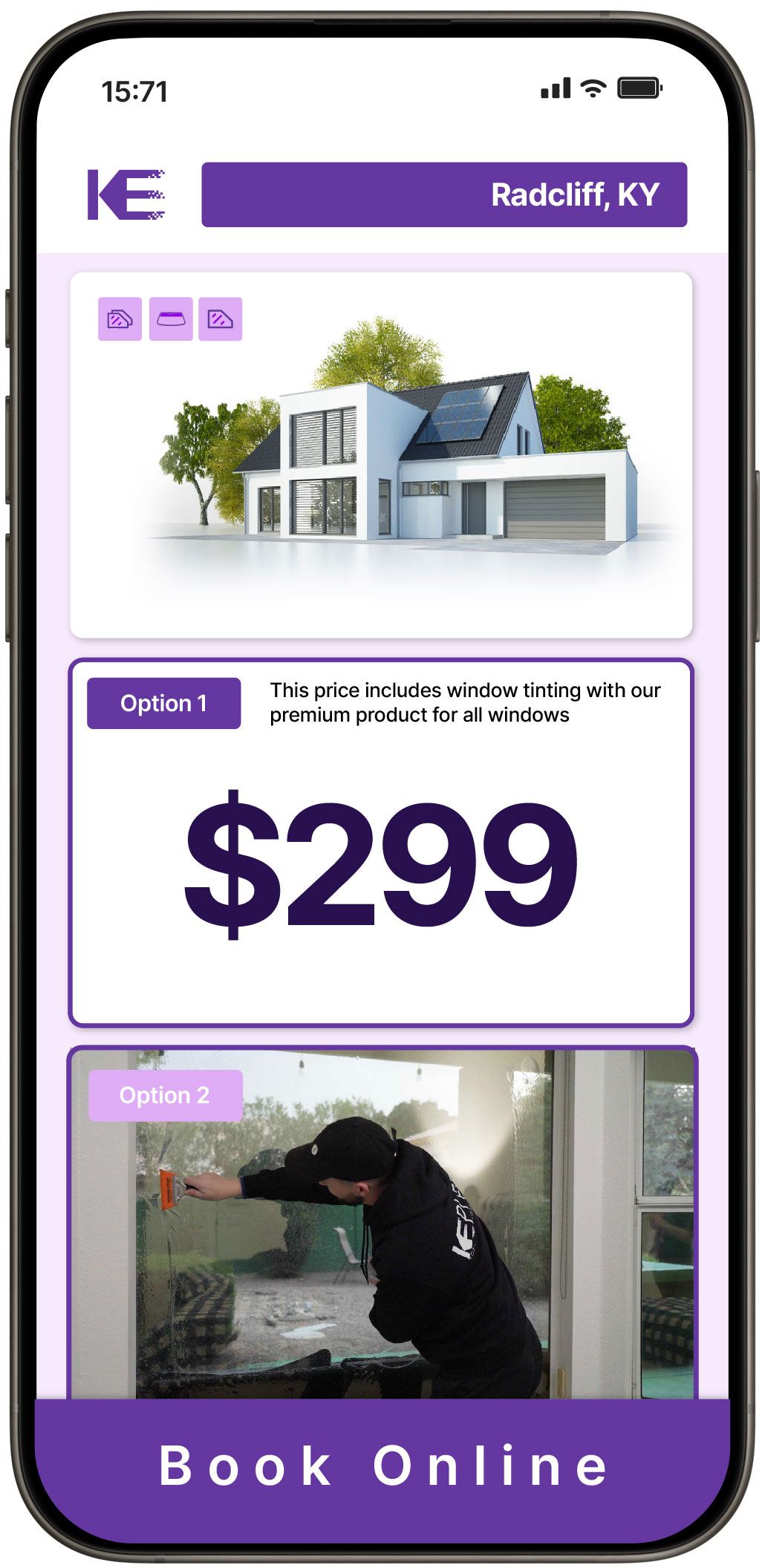 View Competitive Home Window Tinting Costs in Radcliff, Kentucky