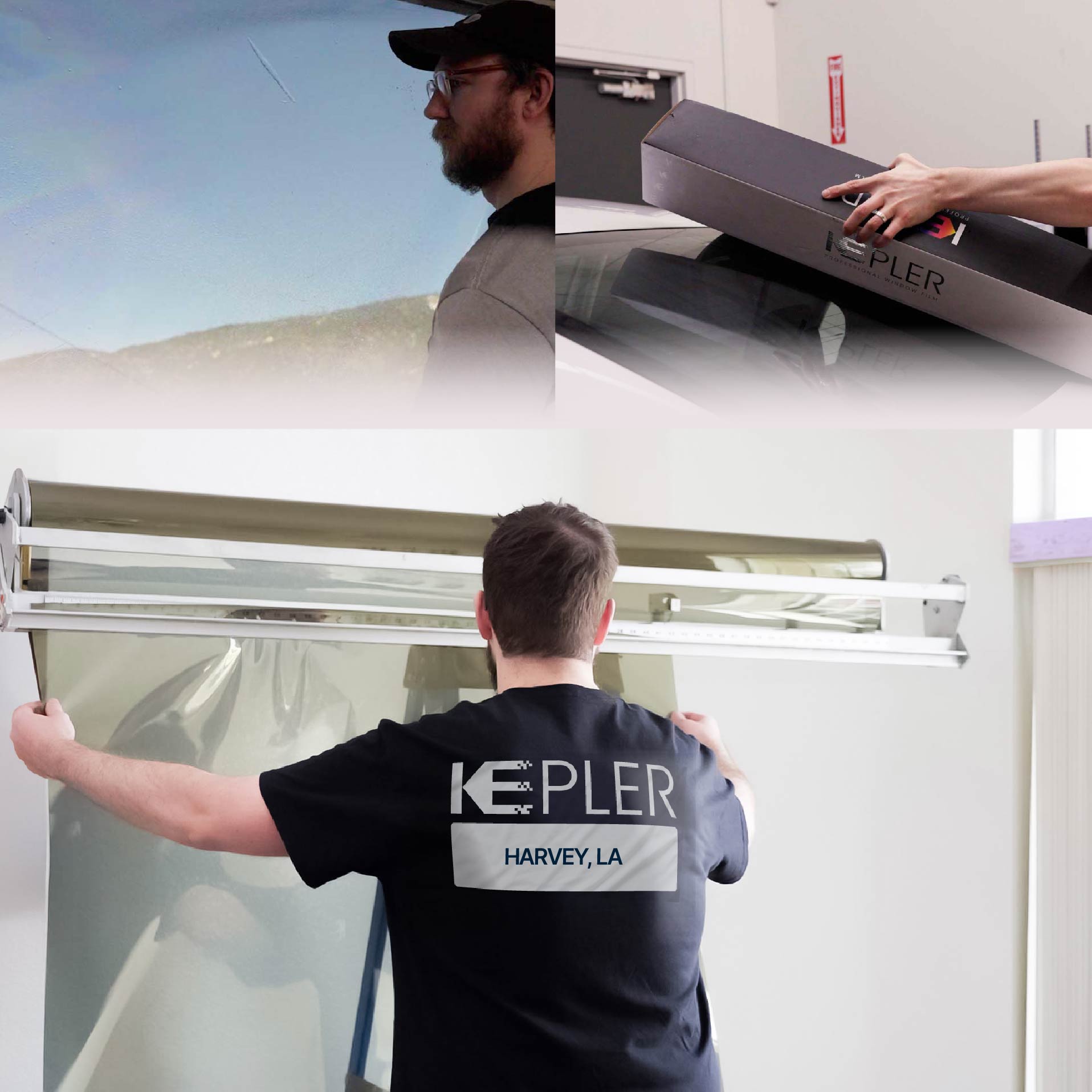 Kepler Specialist Installing Anti-Graffiti Film in Harvey, Louisiana