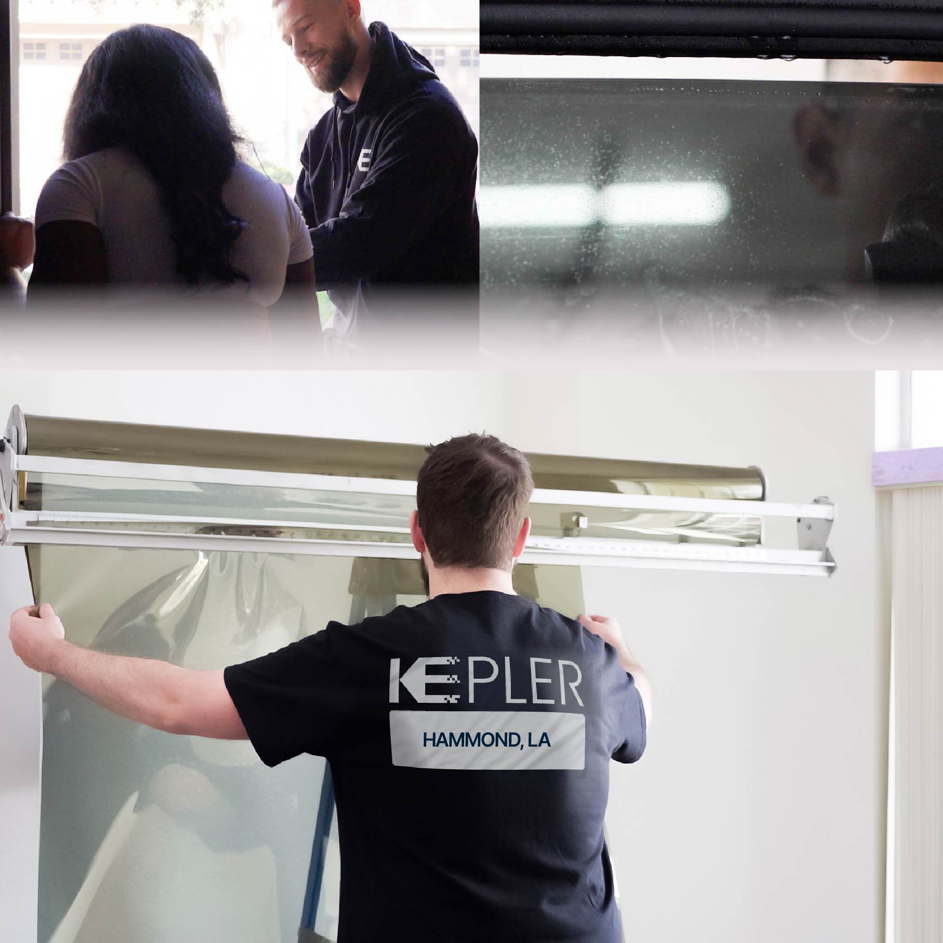 Kepler Specialist Installing Anti-Graffiti Film in Hammond, Louisiana