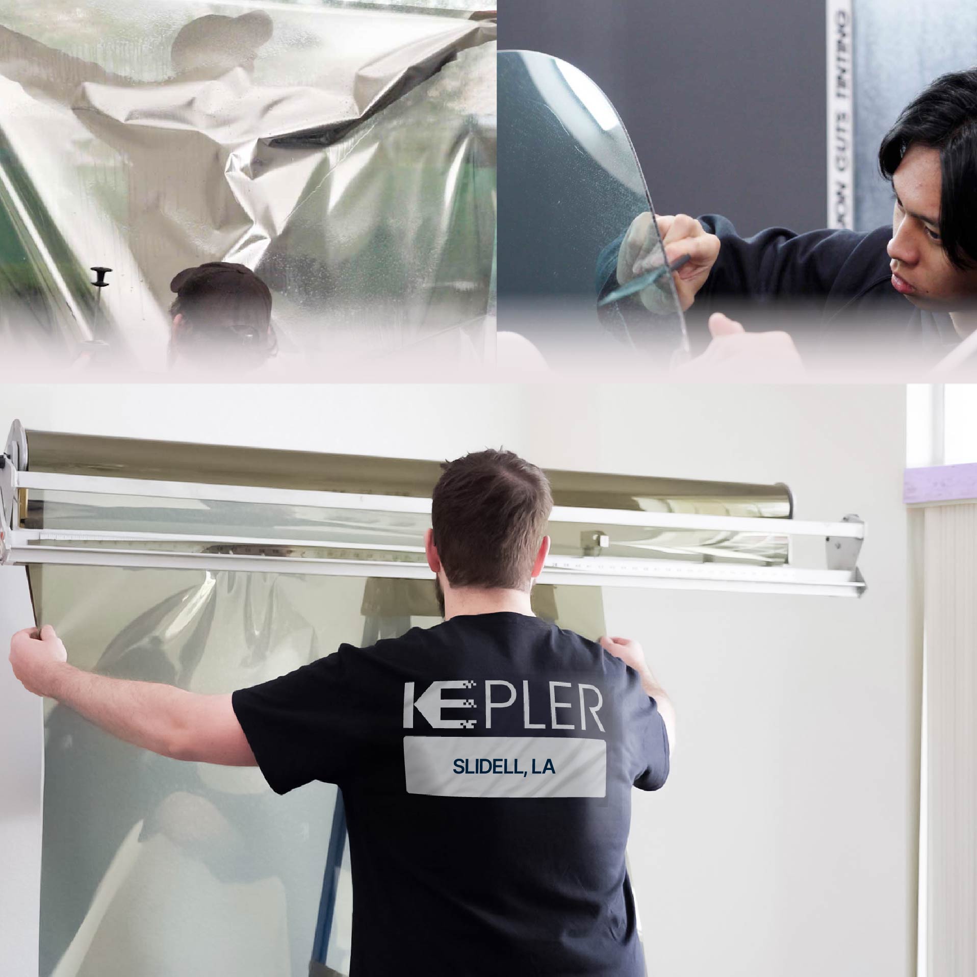 Kepler Specialist Installing Anti-Graffiti Film in Slidell, Louisiana