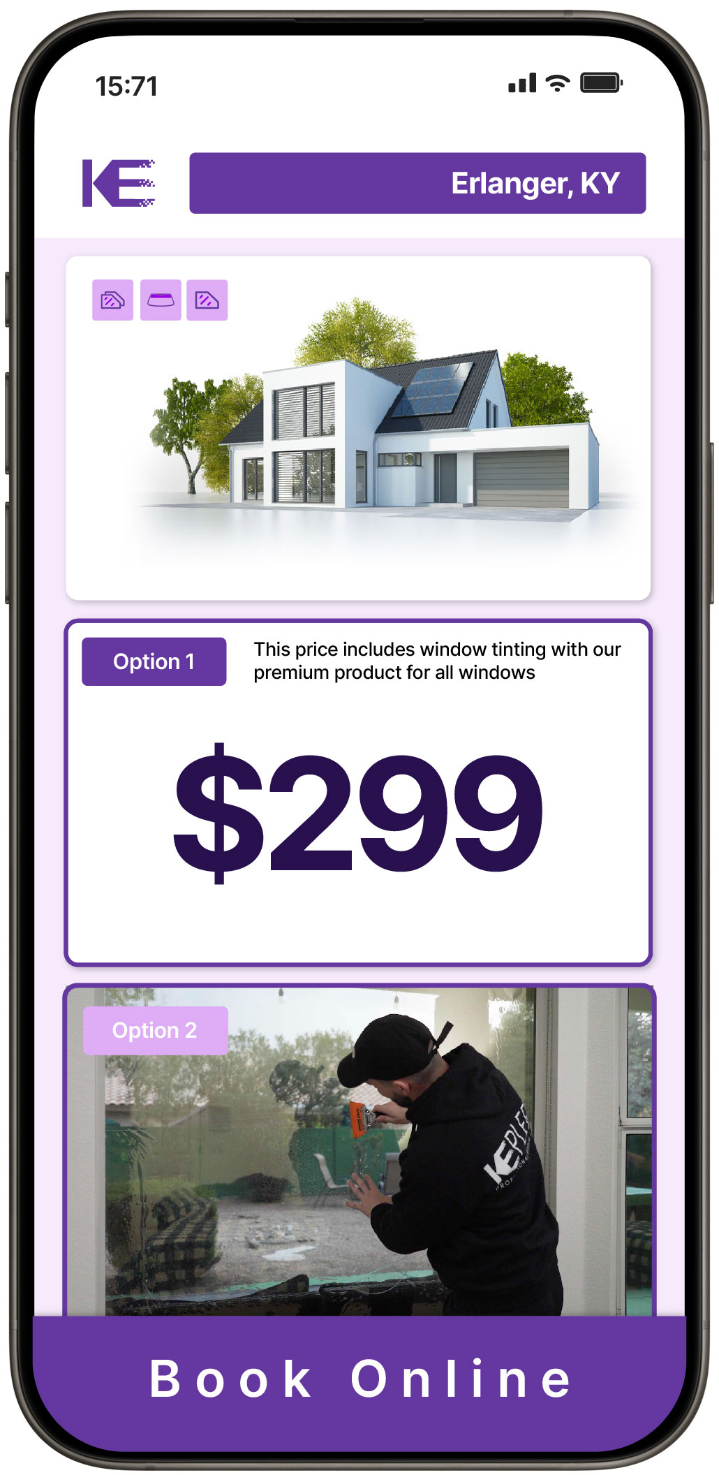 View Competitive Home Window Tinting Rates in Erlanger, Kentucky