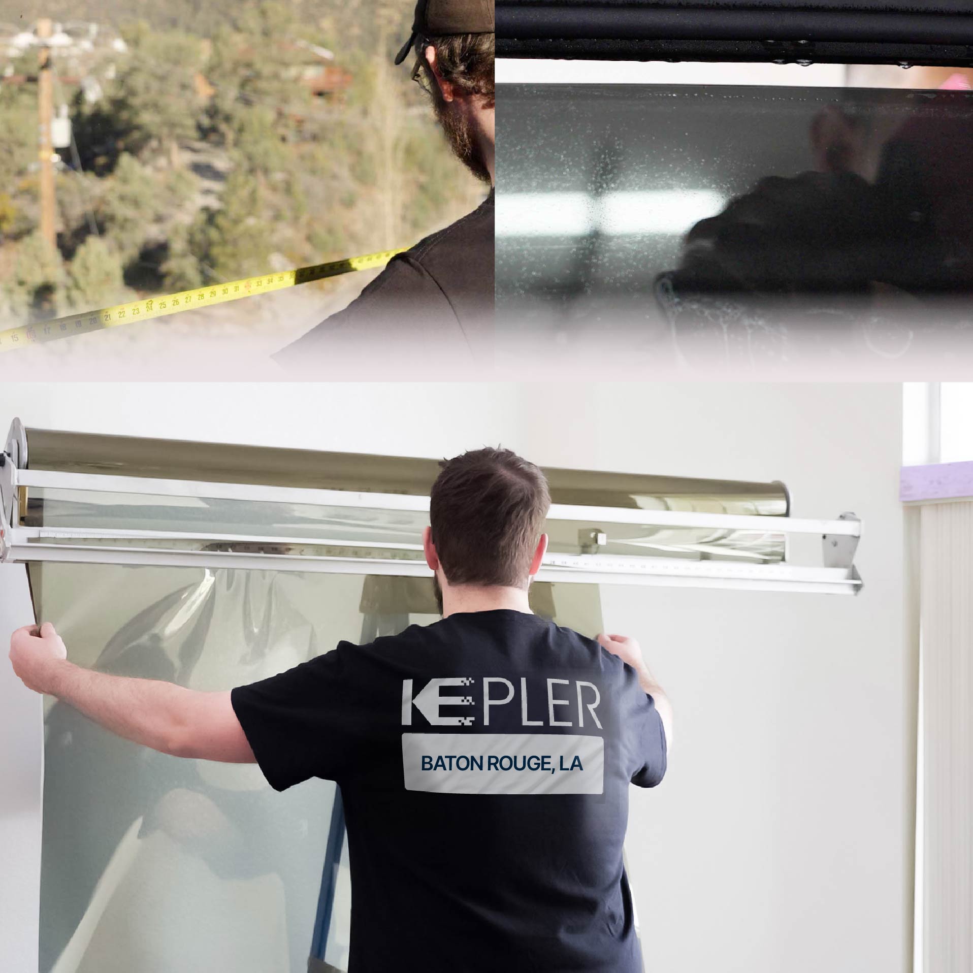 Kepler Specialist Installing Anti-Graffiti Film in Baton Rouge, Louisiana