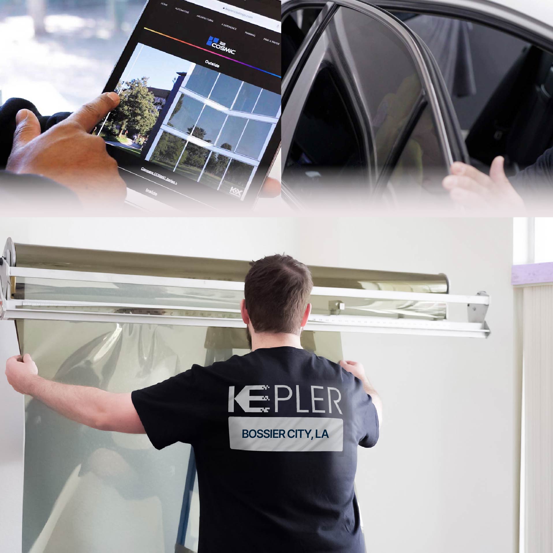 Kepler Specialist Installing Anti-Graffiti Film in Bossier City, Louisiana